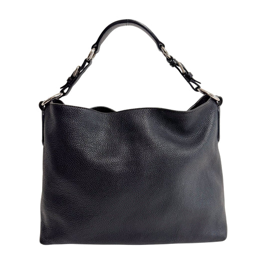 Leather Black Shoulder Bag