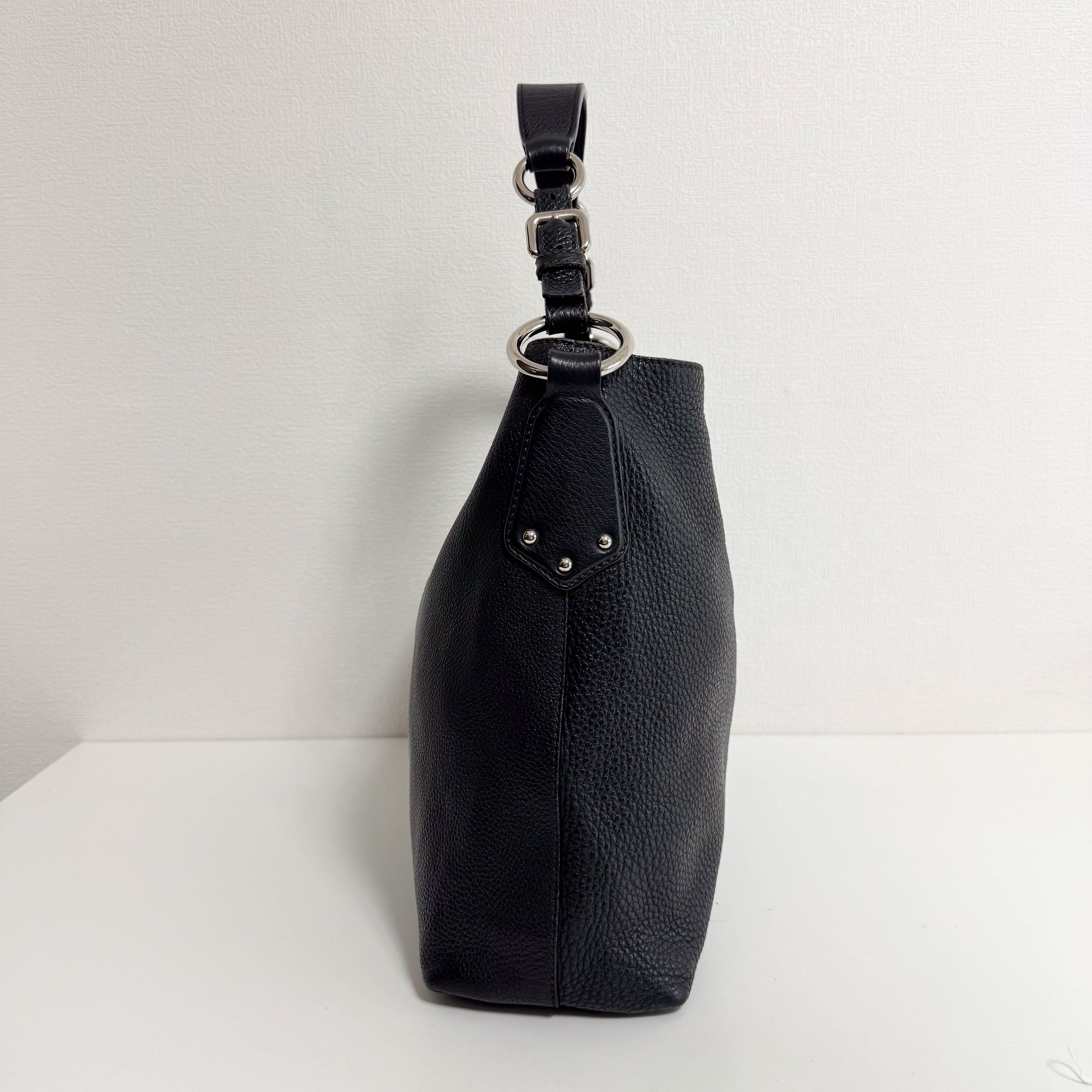 Leather Black Shoulder Bag