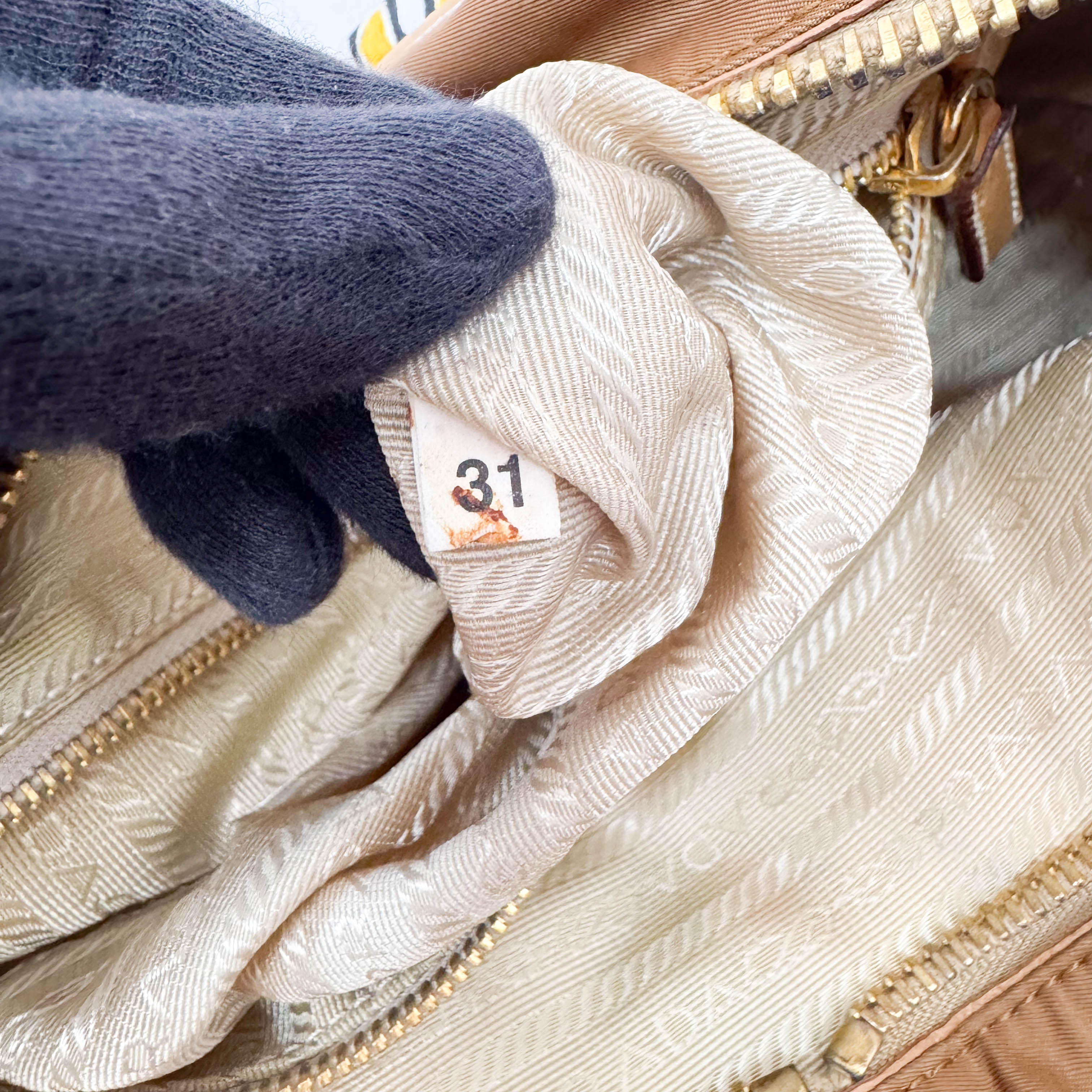 Nylon Horizontal Shoulder Bag