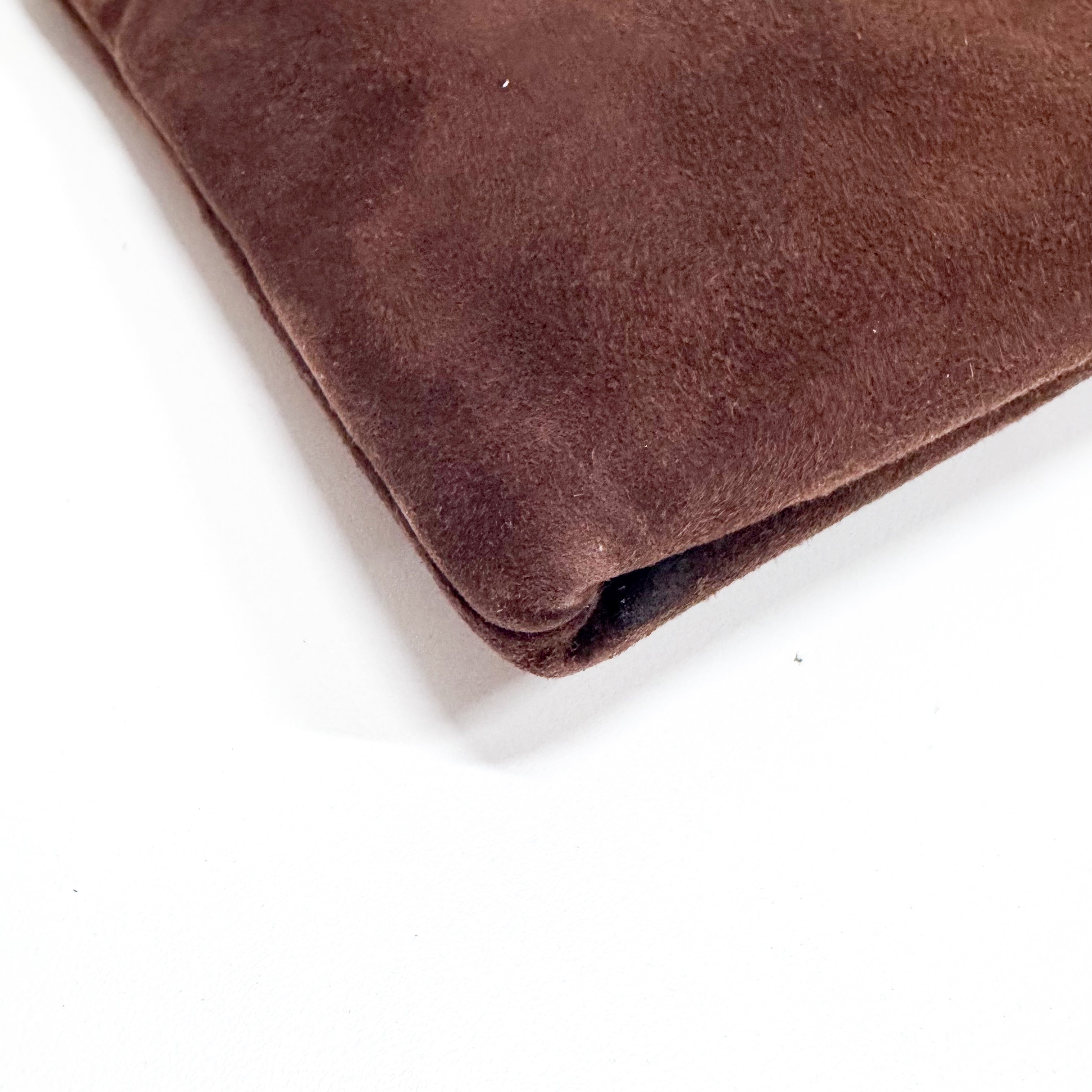 Medium Suede Brown Tote Bag