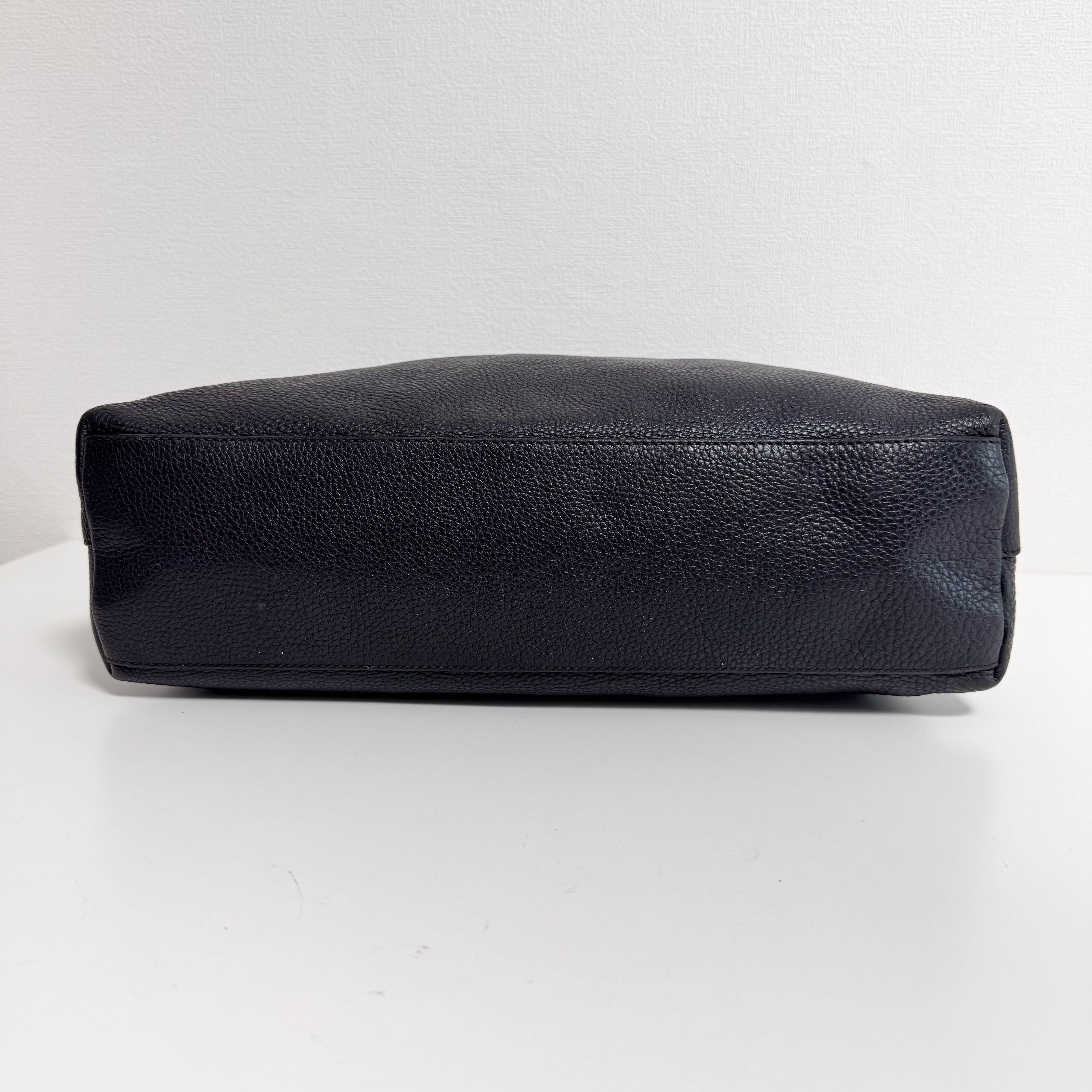 Leather Black Shoulder Bag