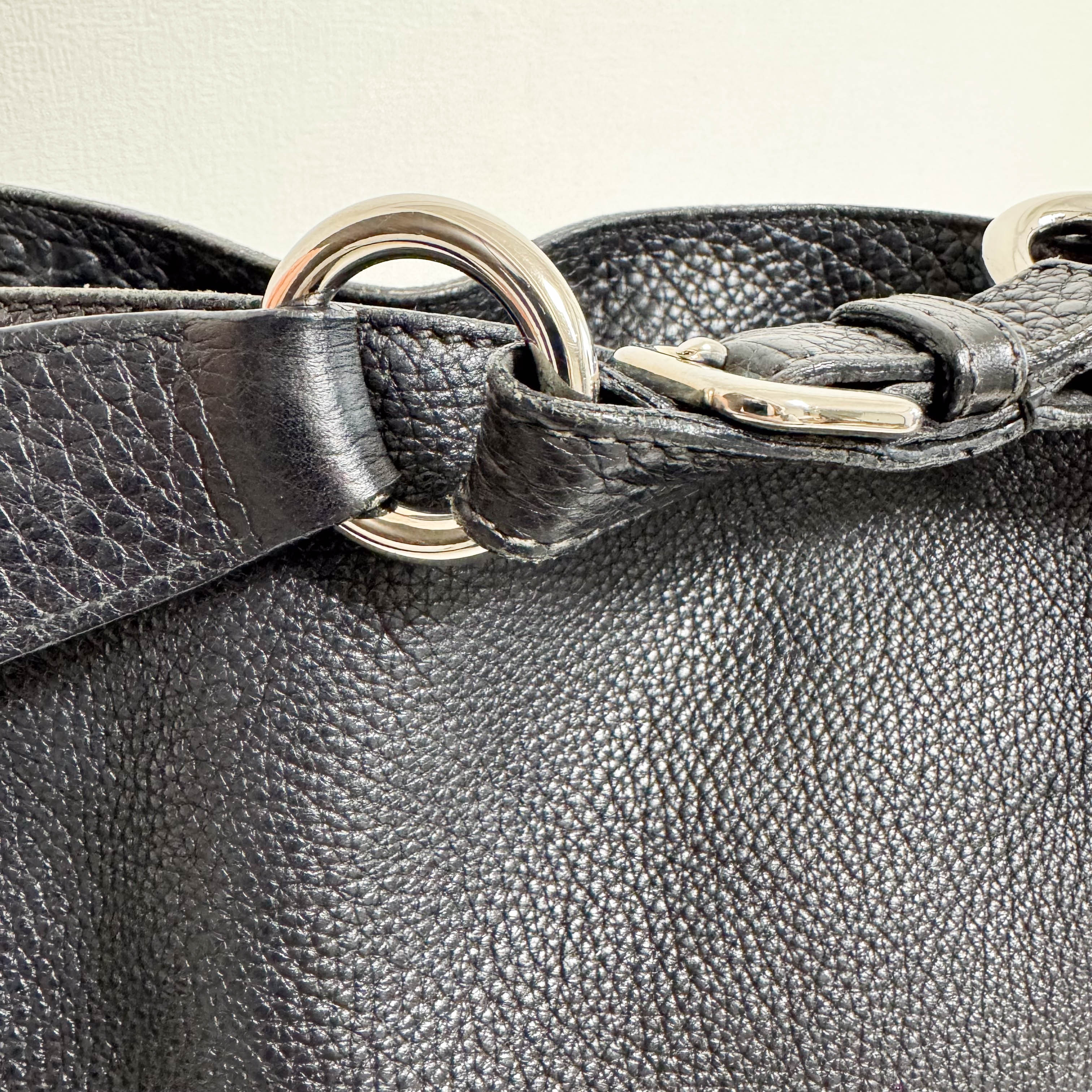 Leather Black Shoulder Bag