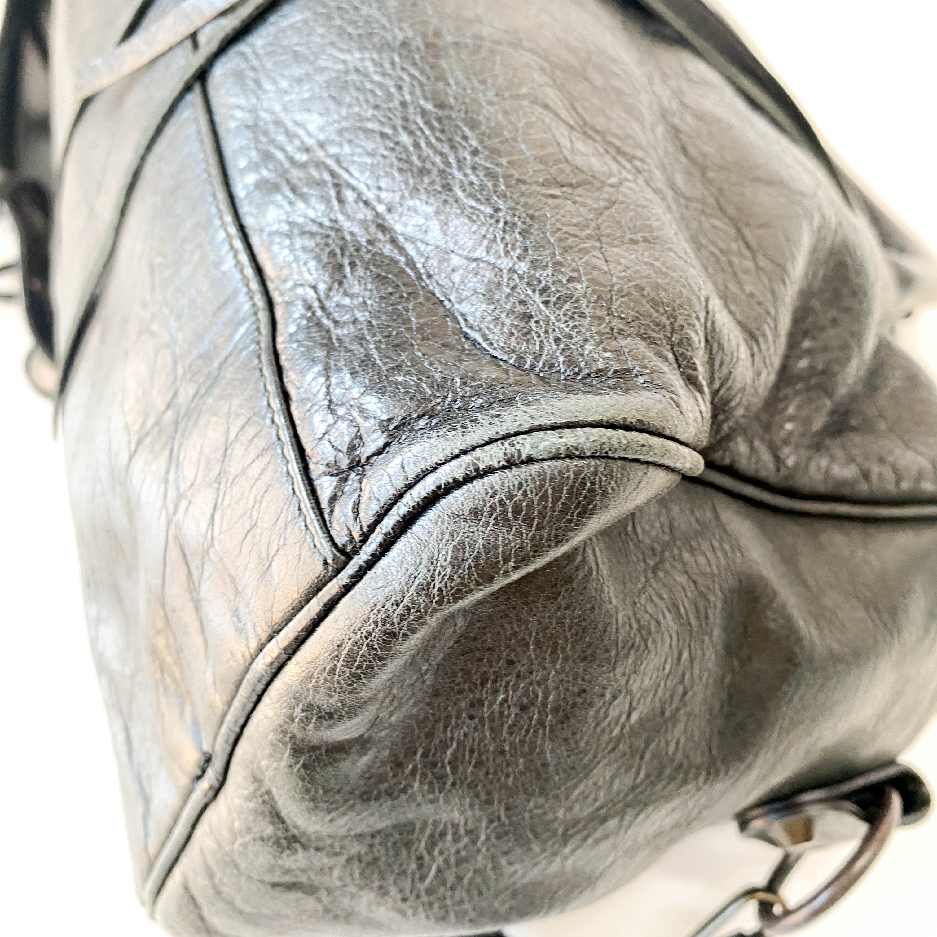 Black Leather The First Shoulder Bag