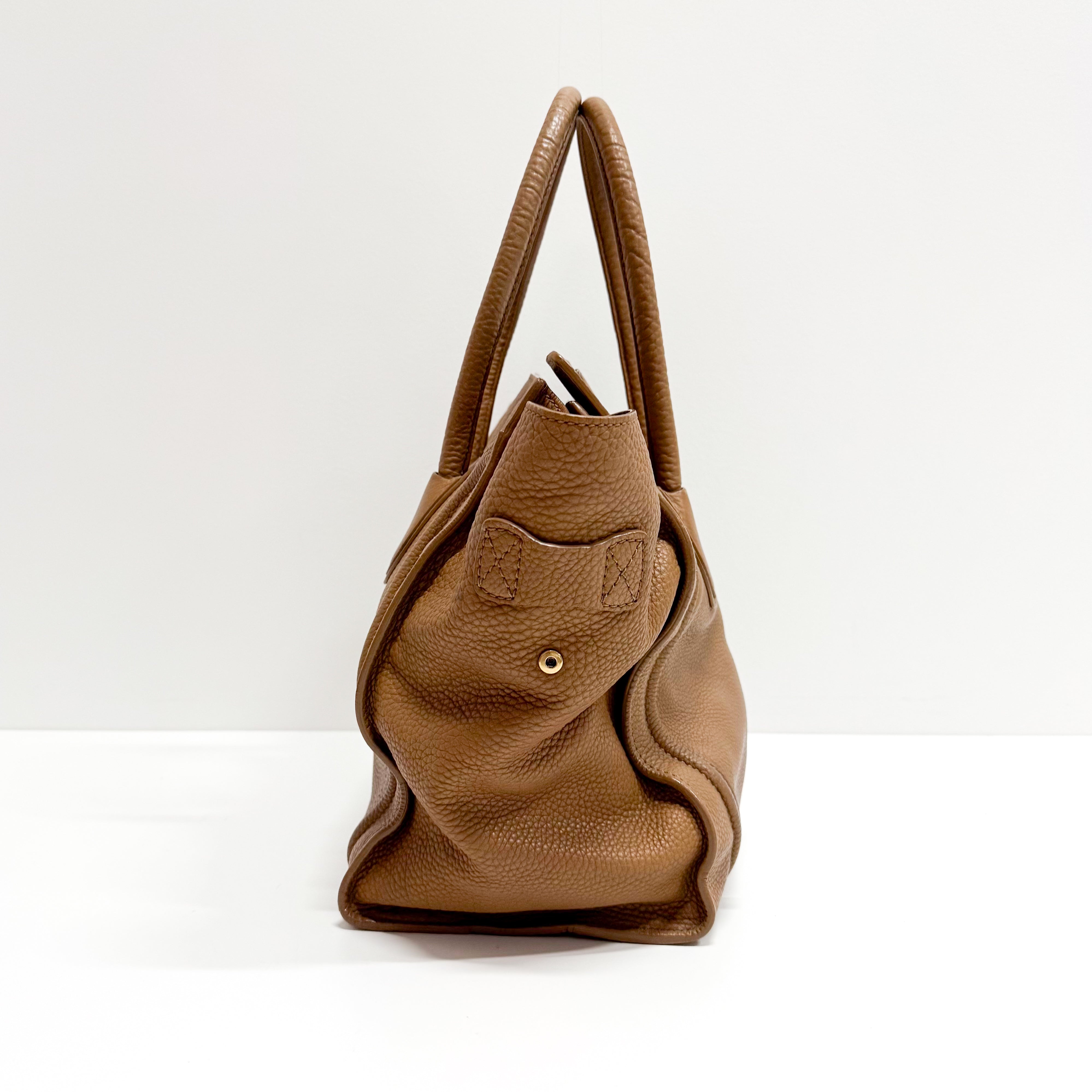 Brown Leather Shoulder Bag