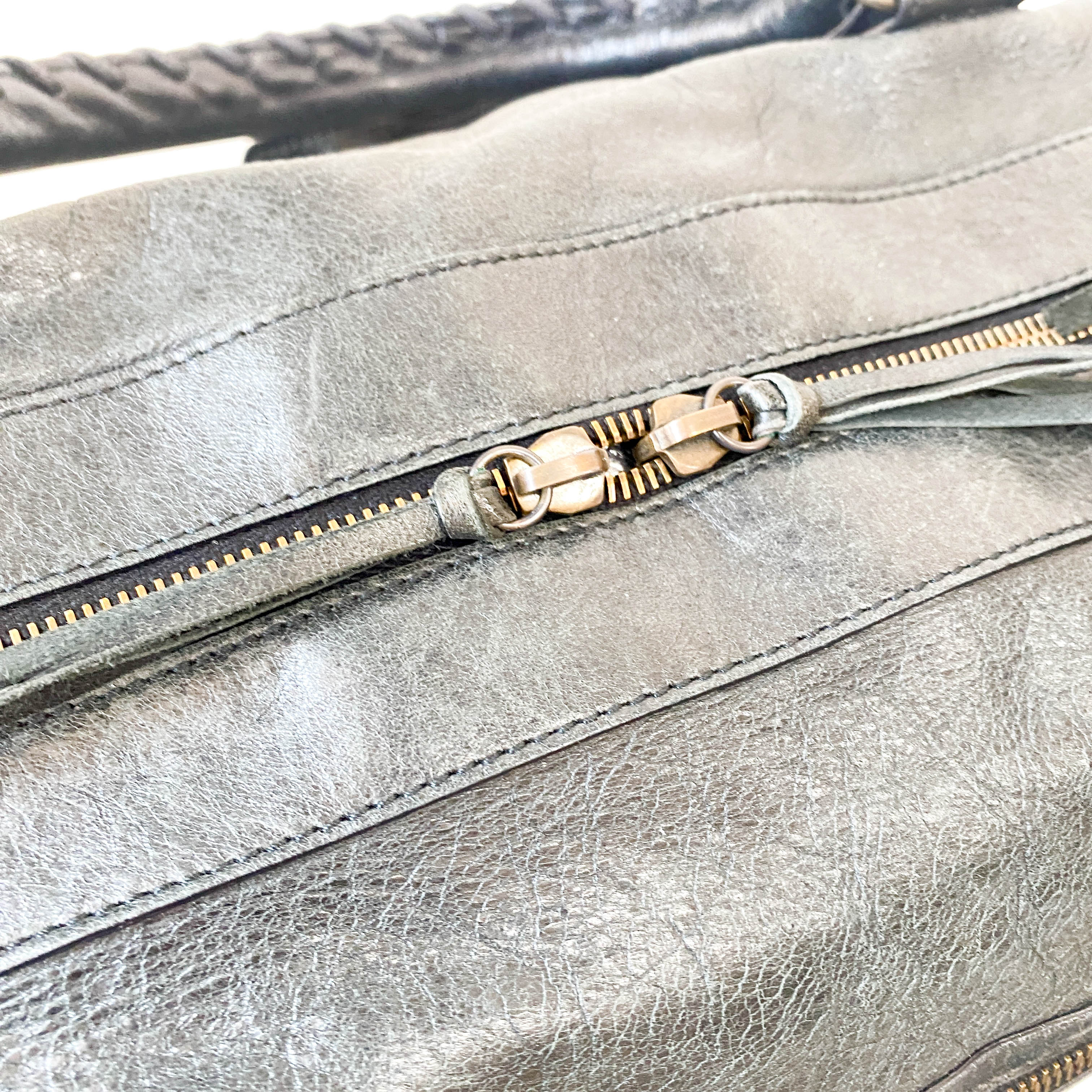 Black Leather The First Shoulder Bag