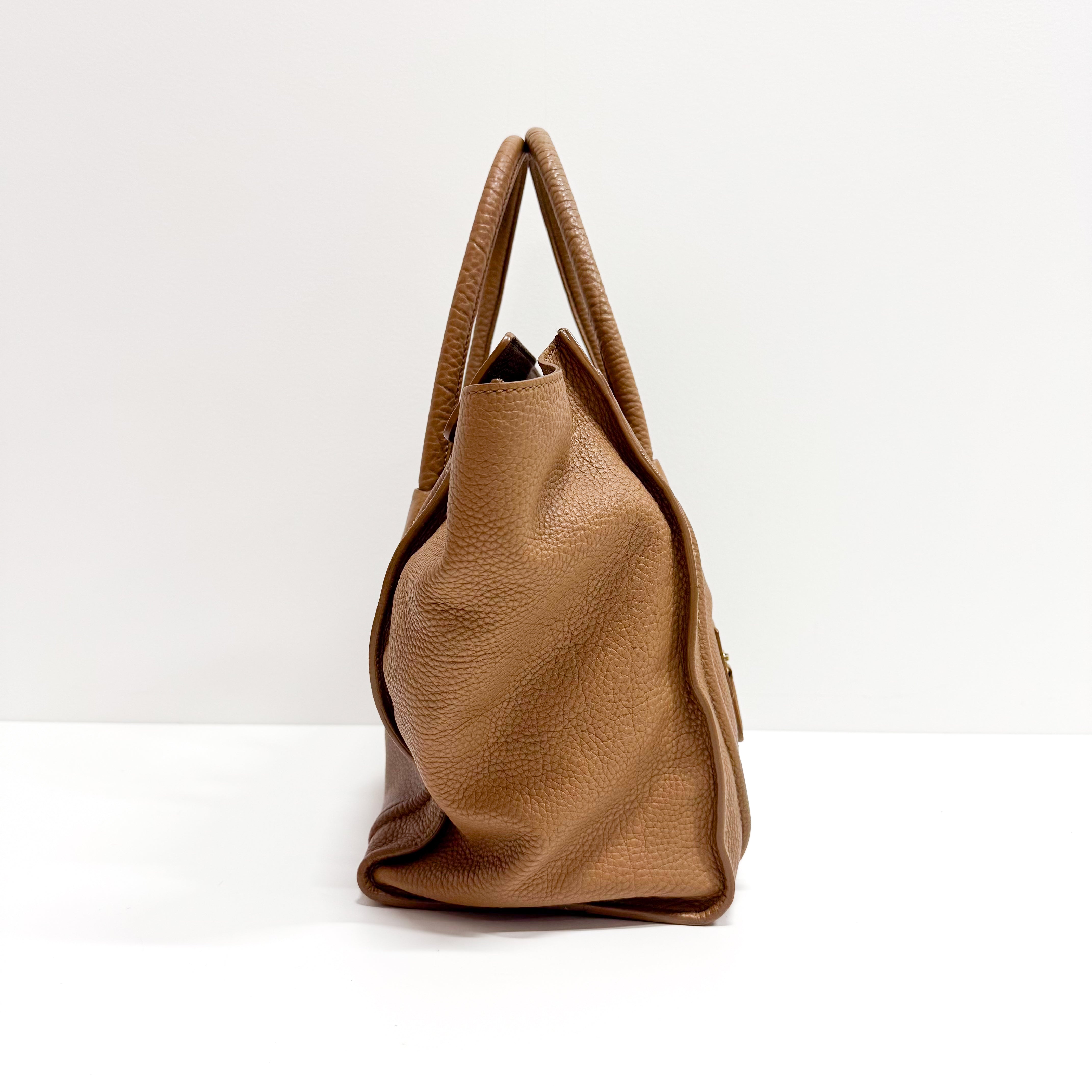Brown Leather Shoulder Bag