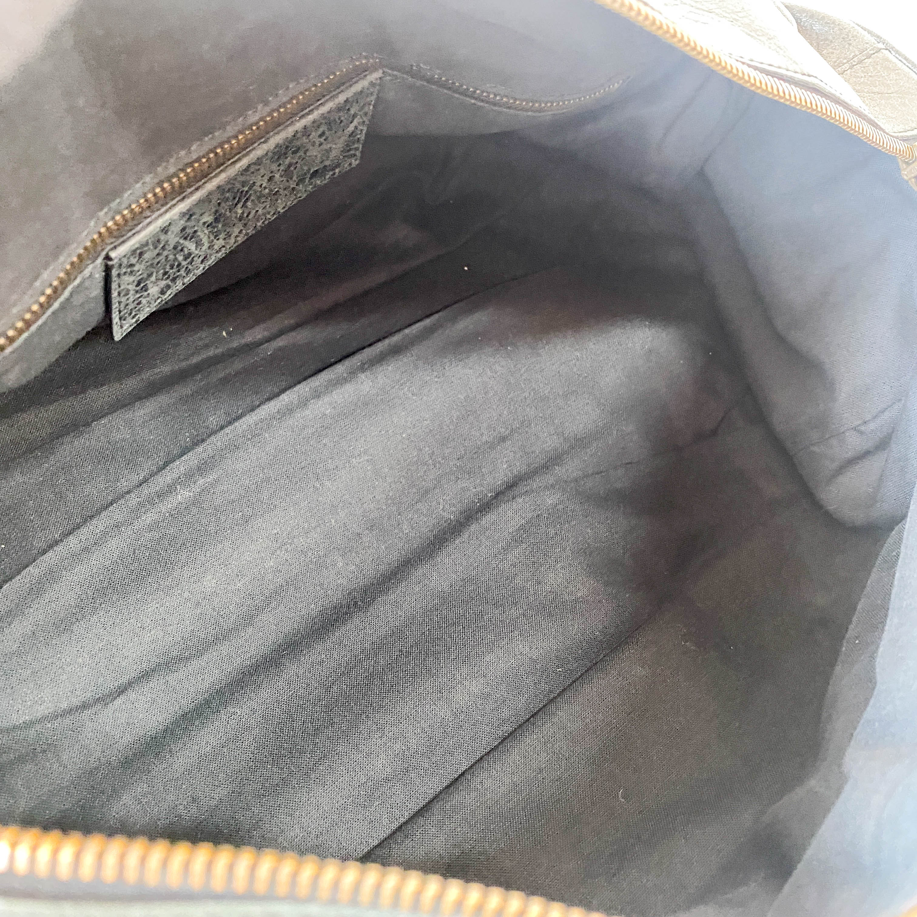 Black Leather The First Shoulder Bag