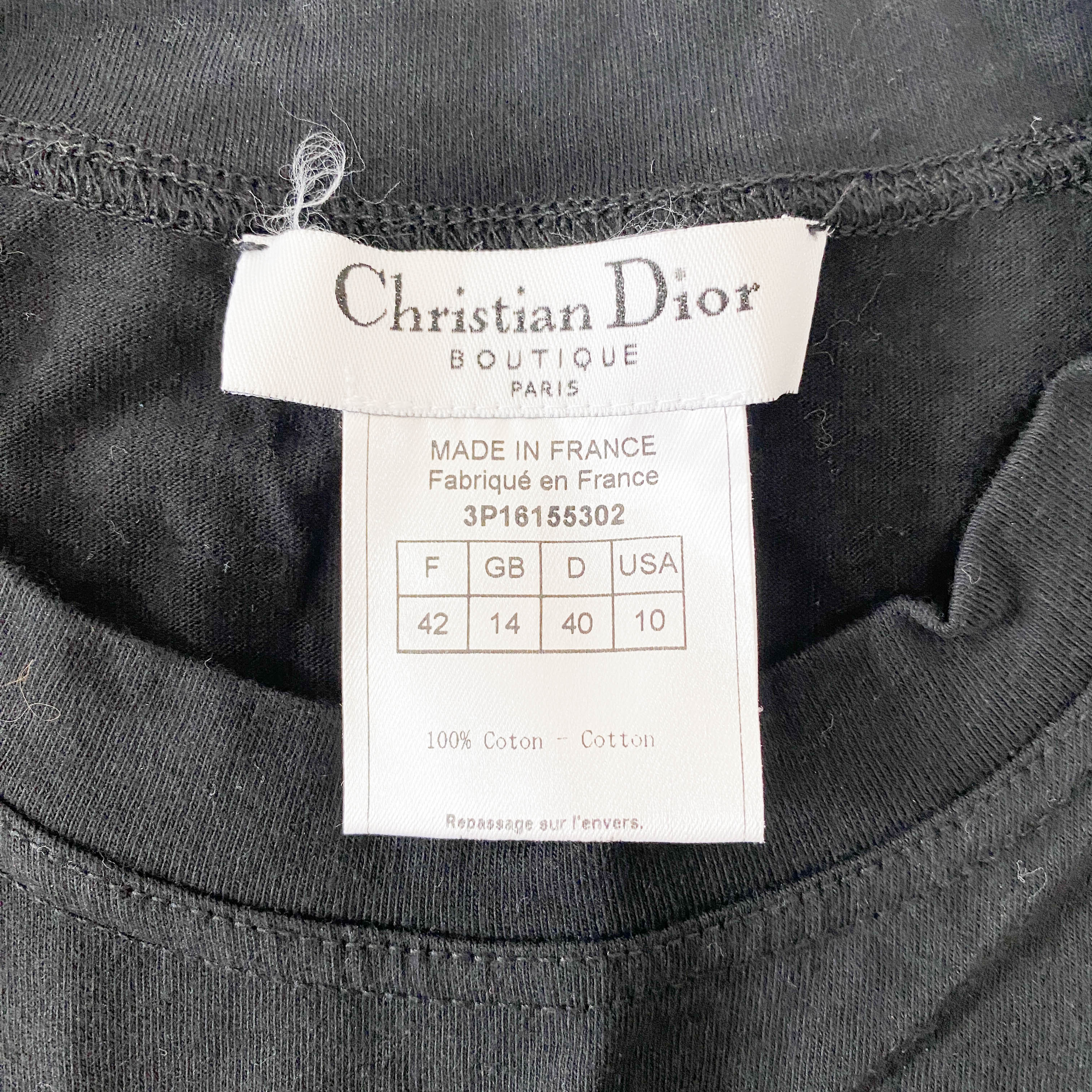 Vintage Black Tank Top Size 10