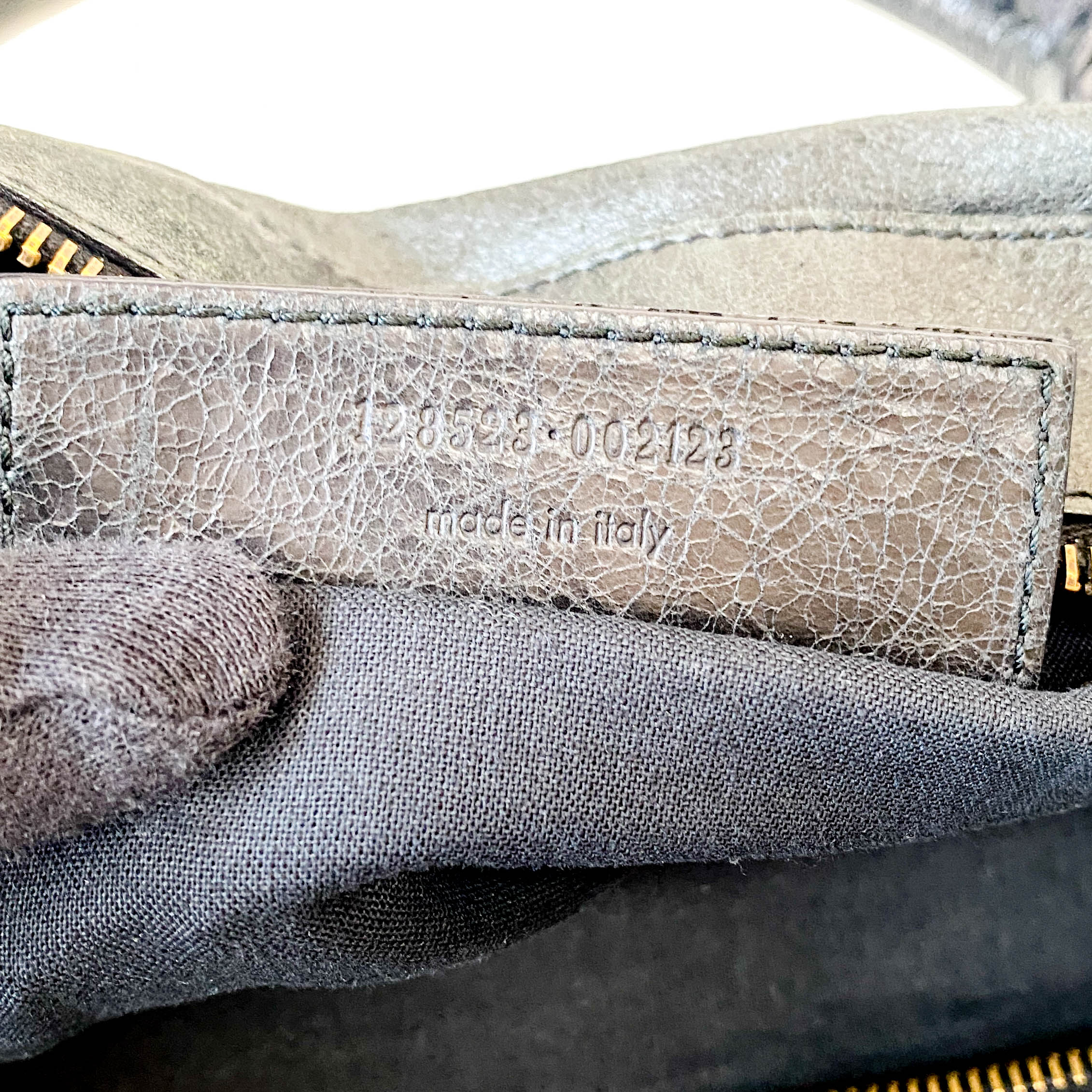 Black Leather The First Shoulder Bag