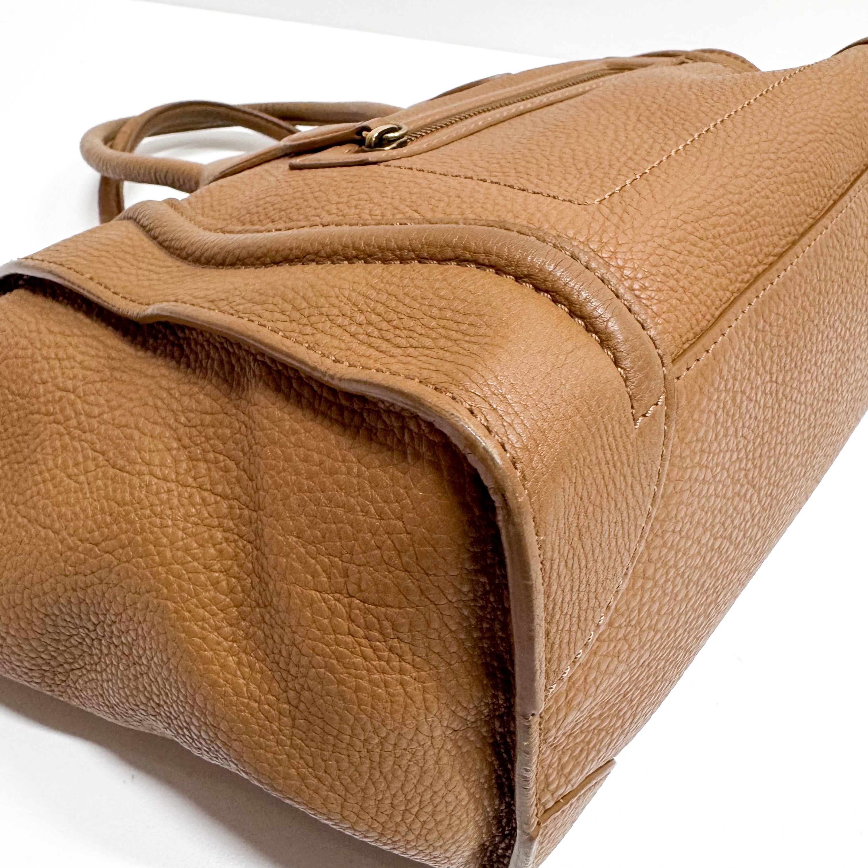 Brown Leather Shoulder Bag