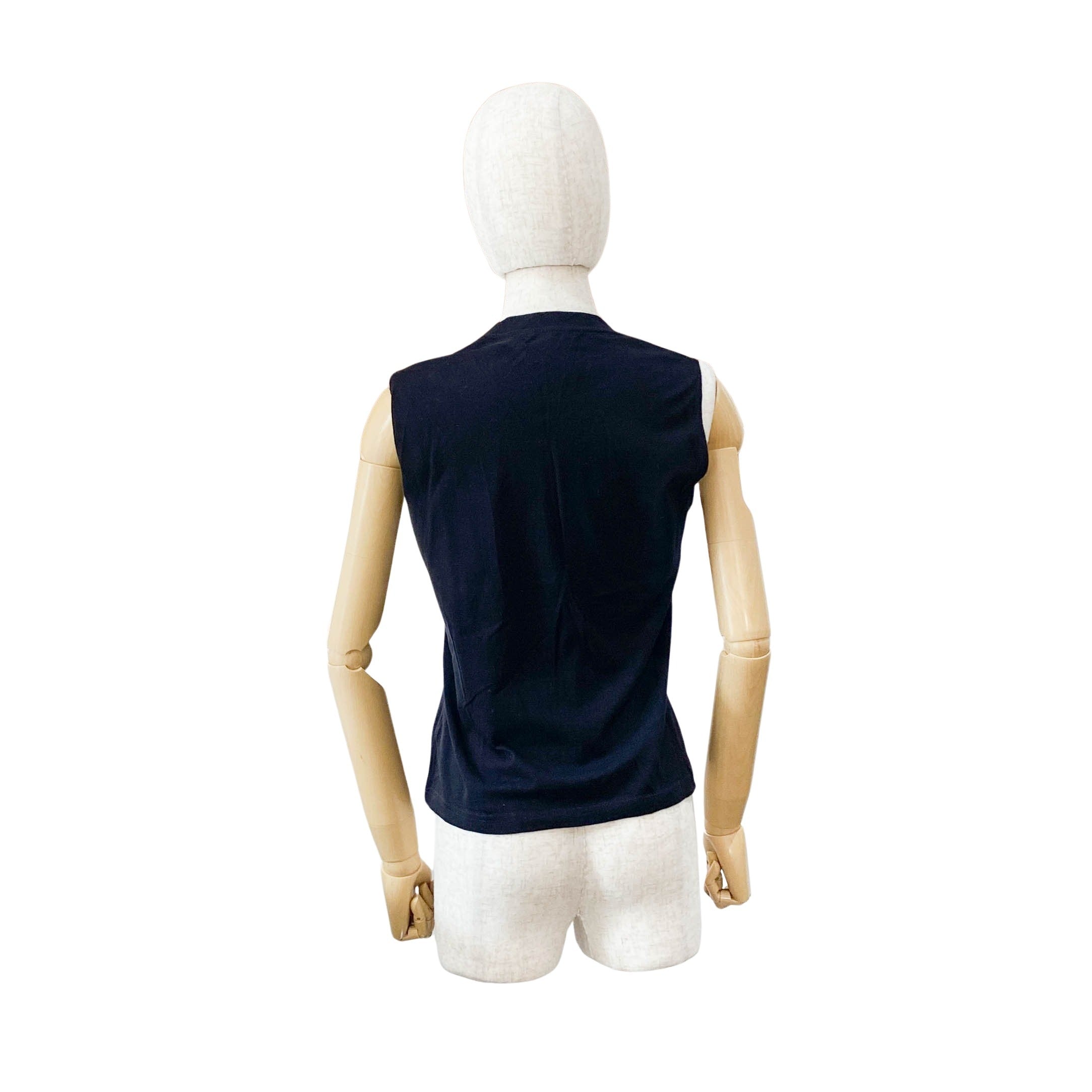 Vintage Black Tank Top Size 10