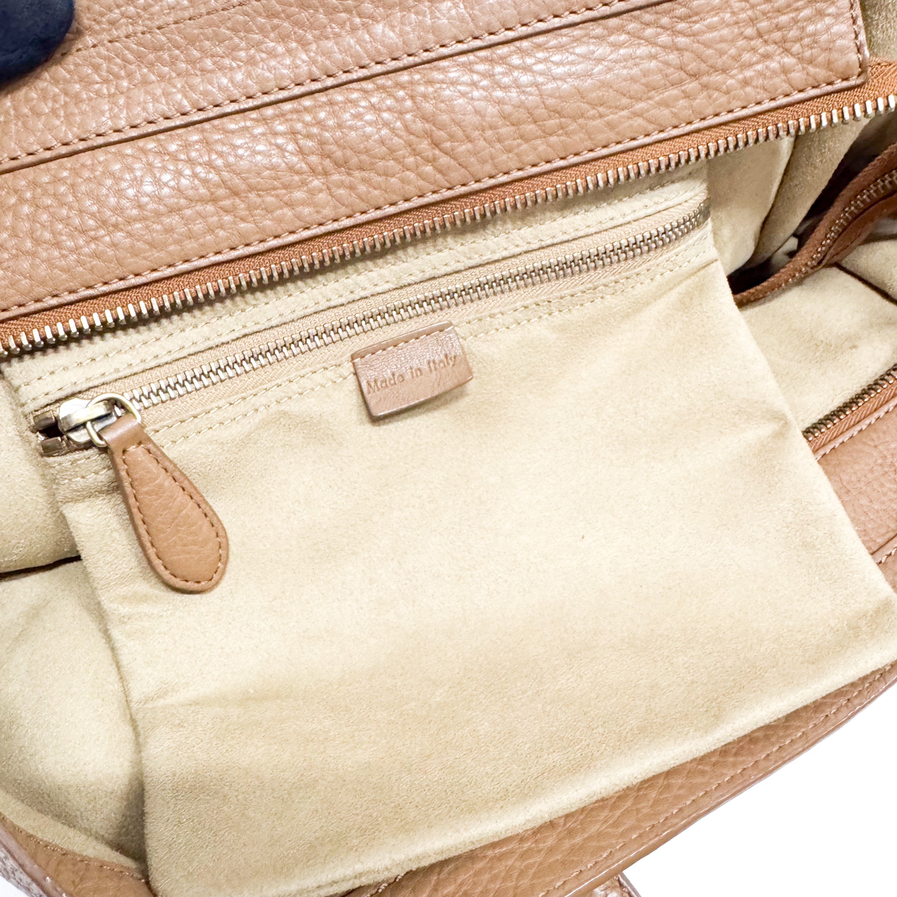 Brown Leather Shoulder Bag