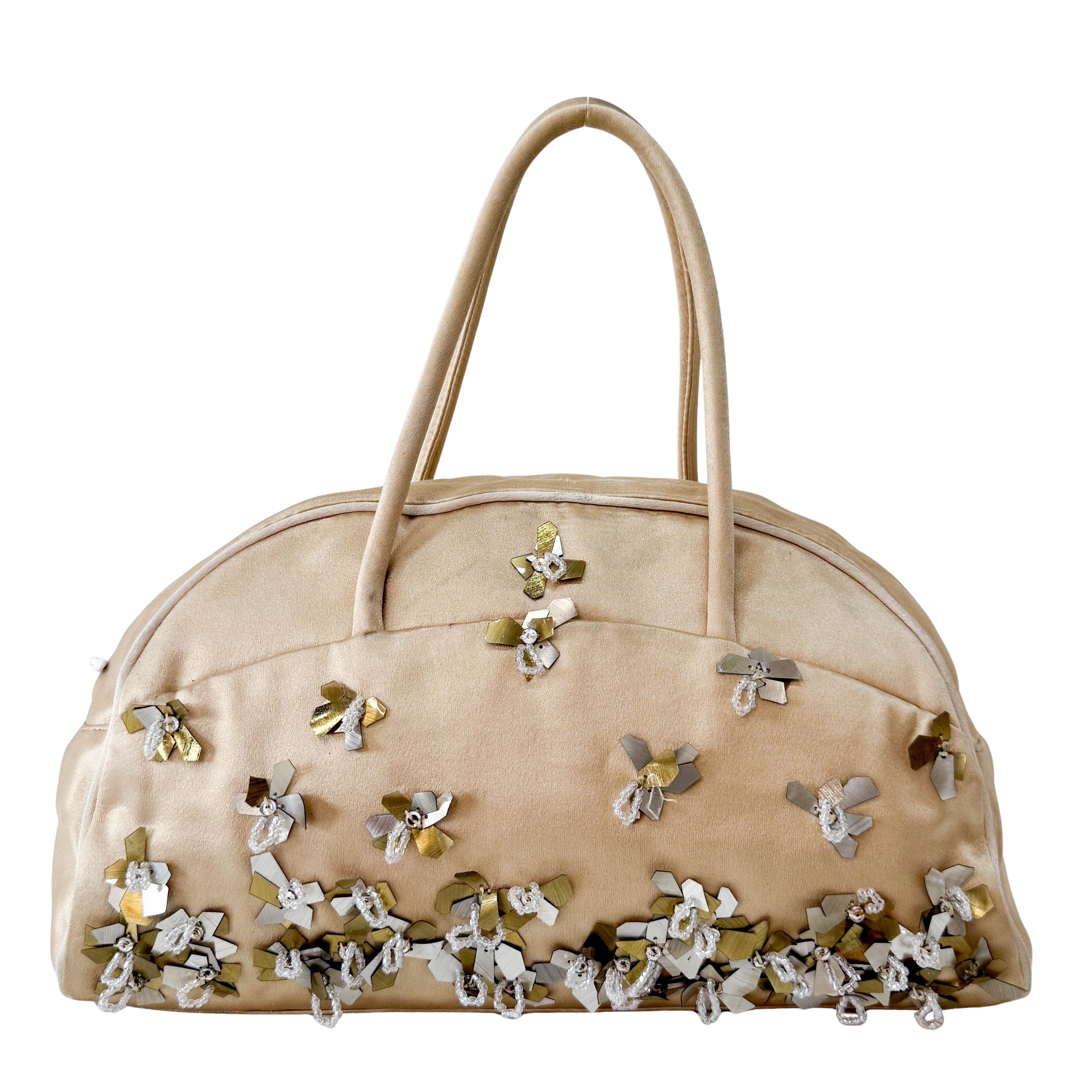 Archive Gold Satin Hand Bag