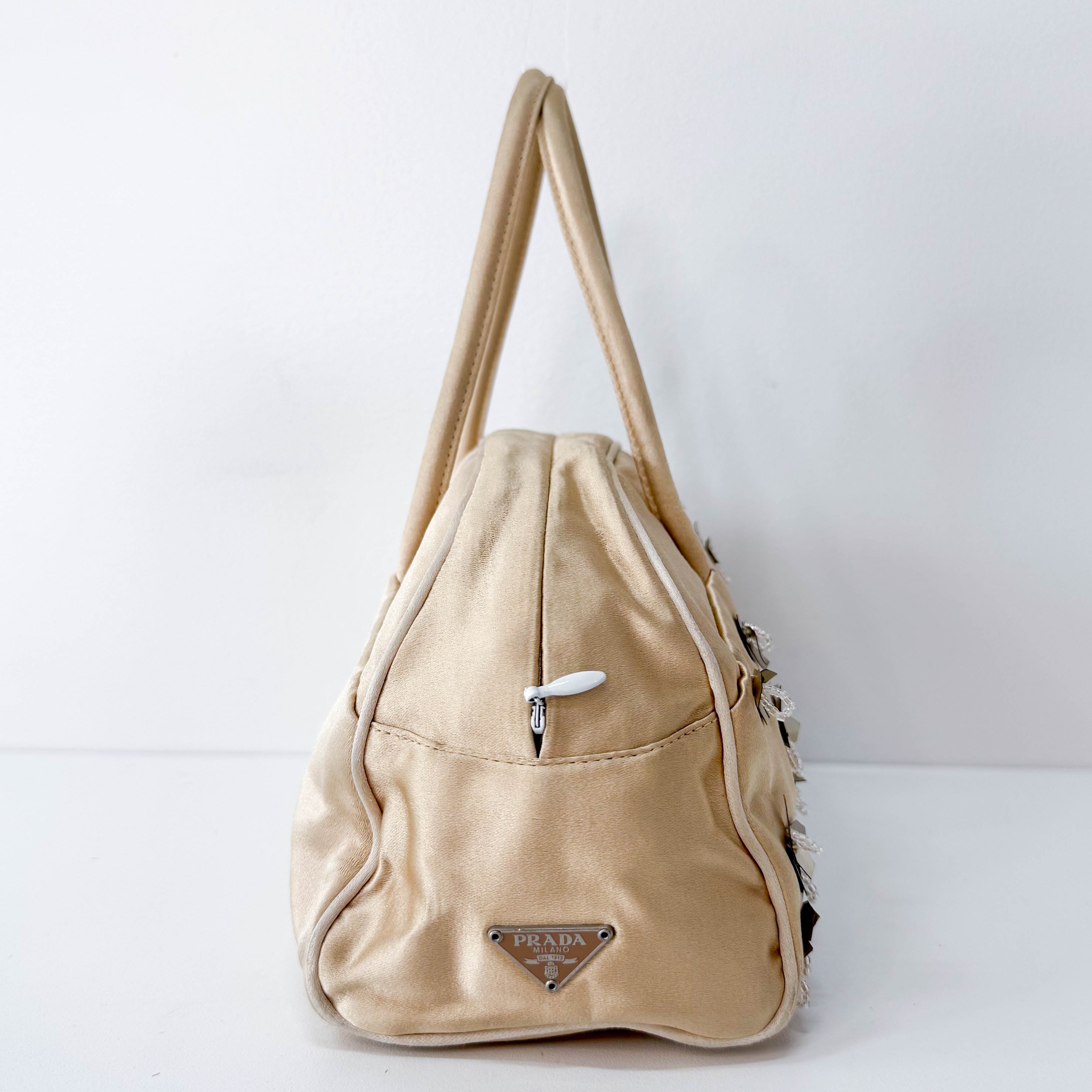 Archive Gold Satin Hand Bag