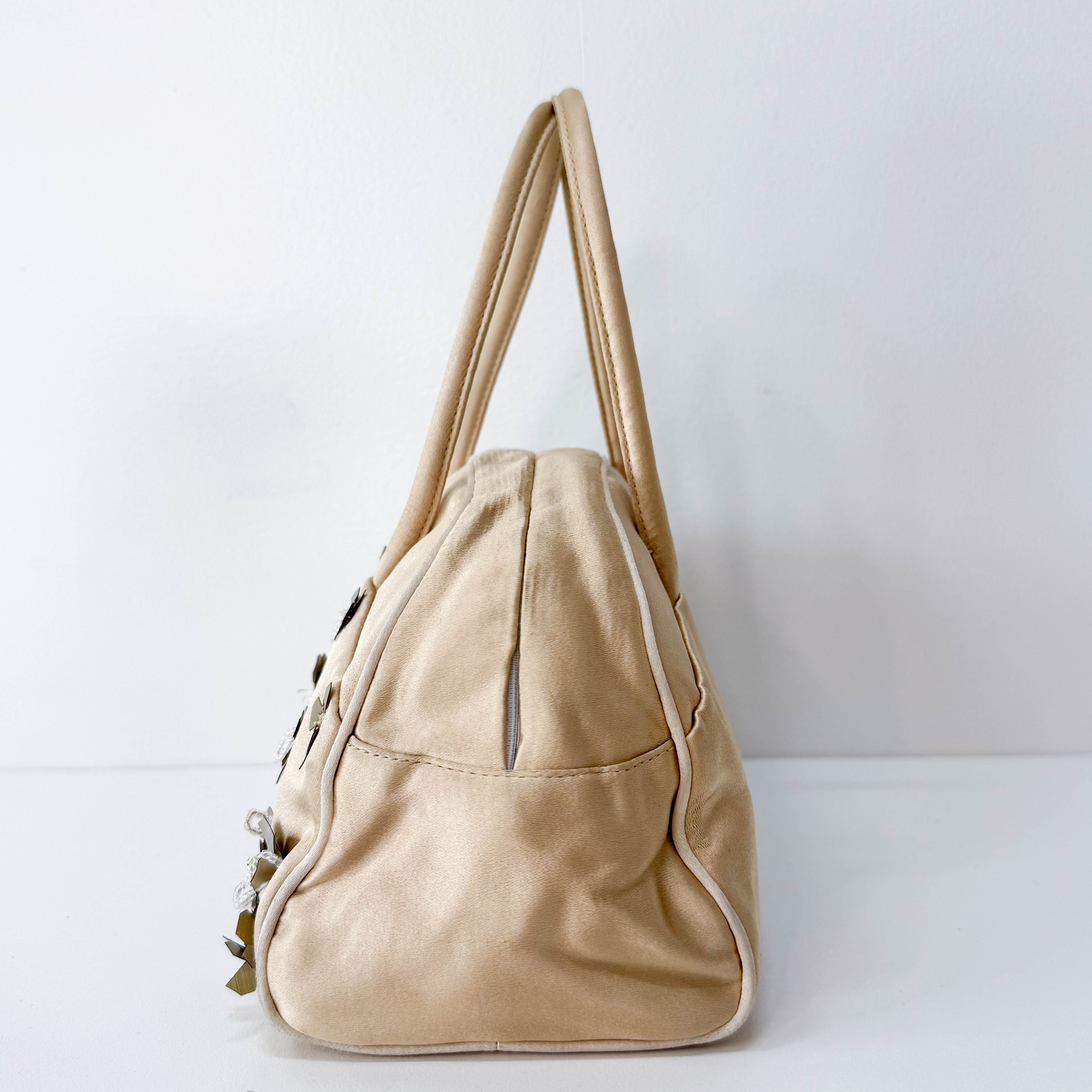 Archive Gold Satin Hand Bag