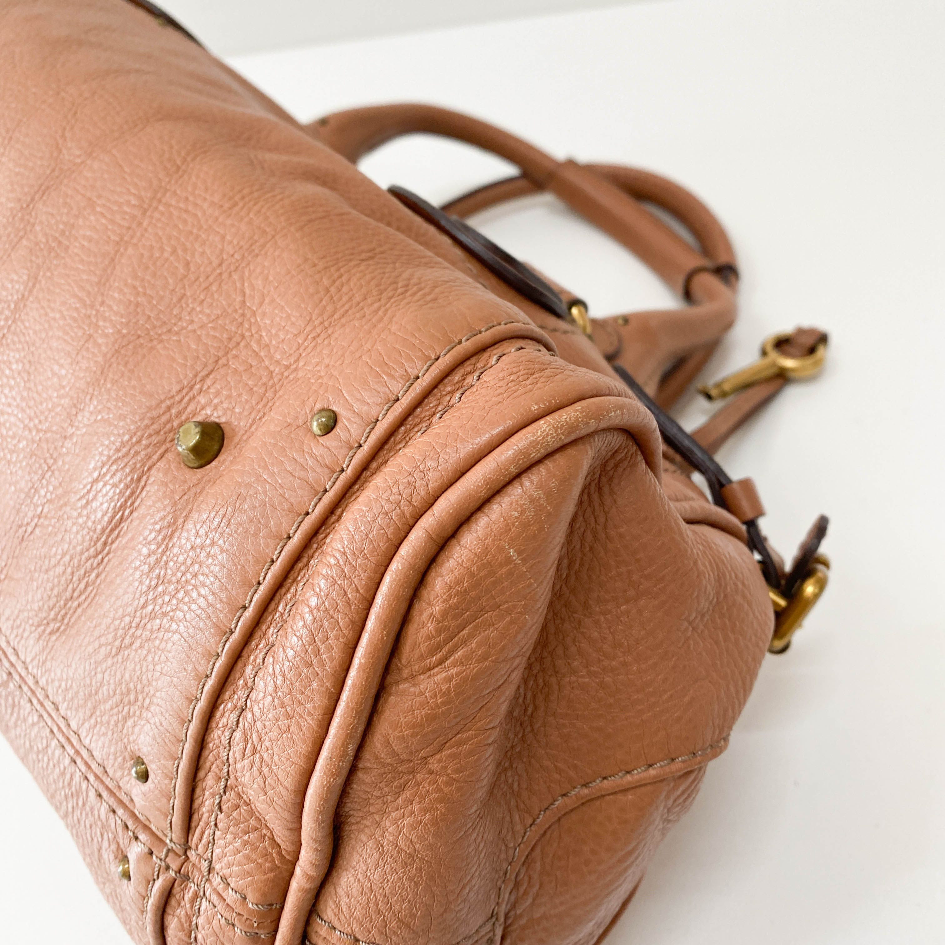 Paddington Brown Leather Shoulder Bag