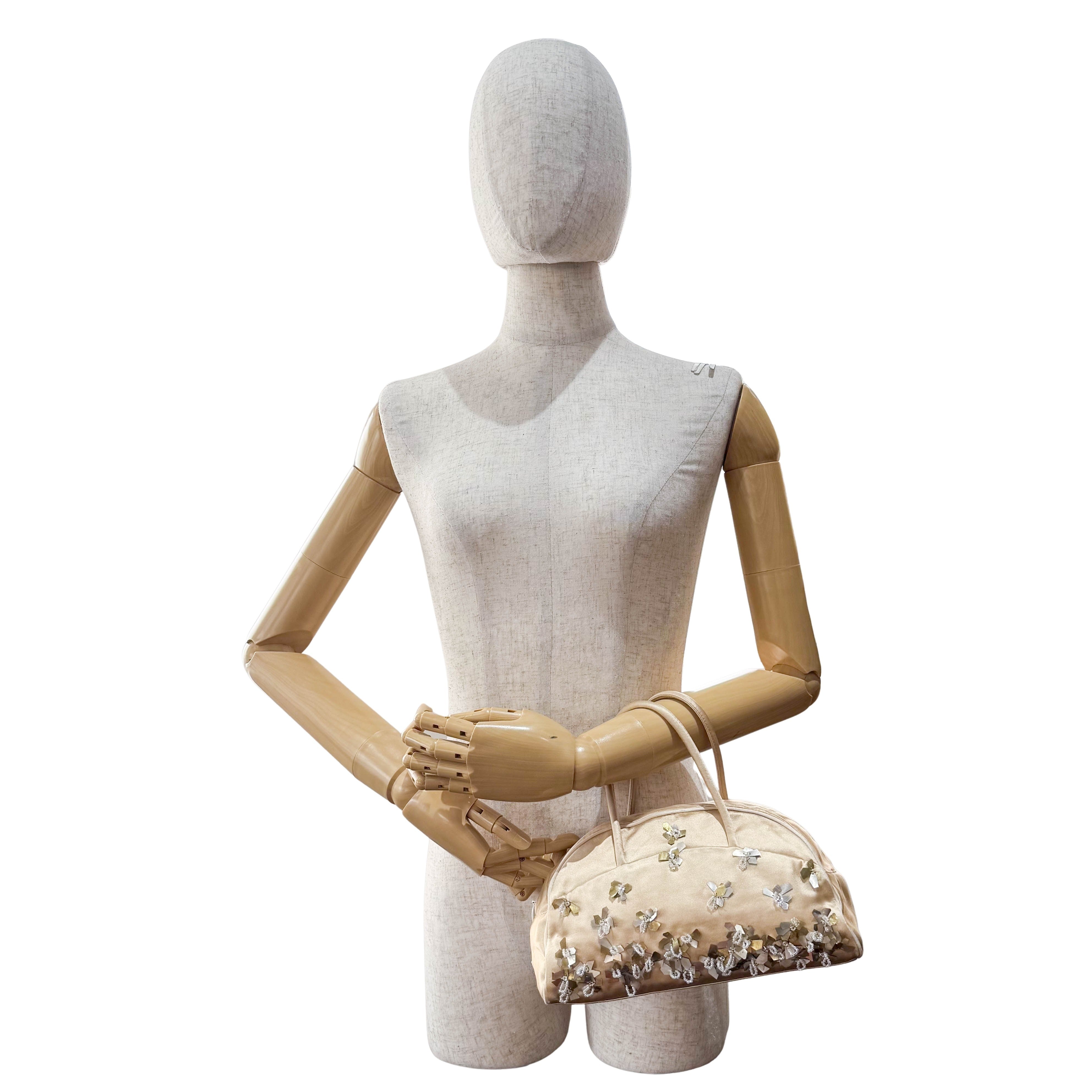 Archive Gold Satin Hand Bag