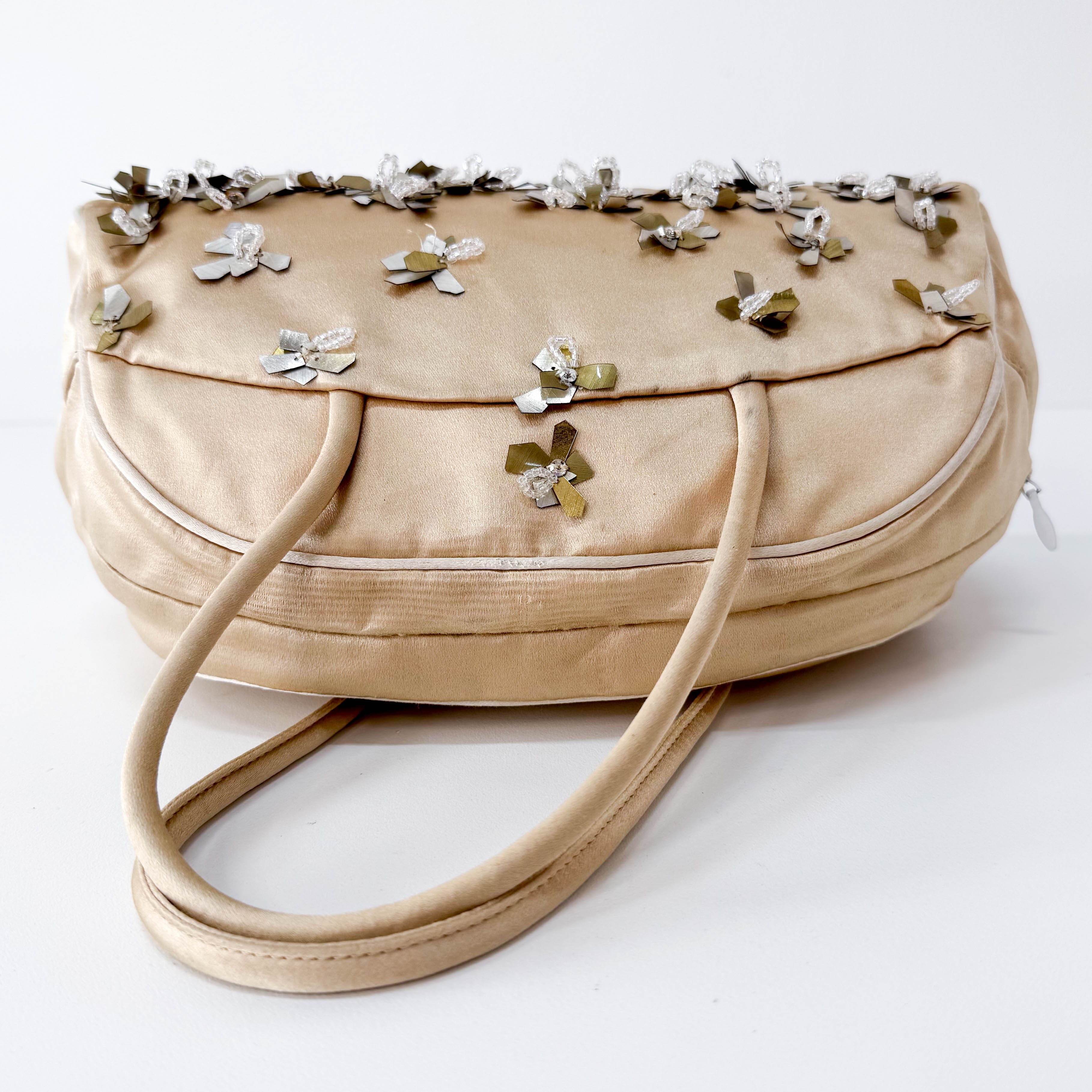 Archive Gold Satin Hand Bag