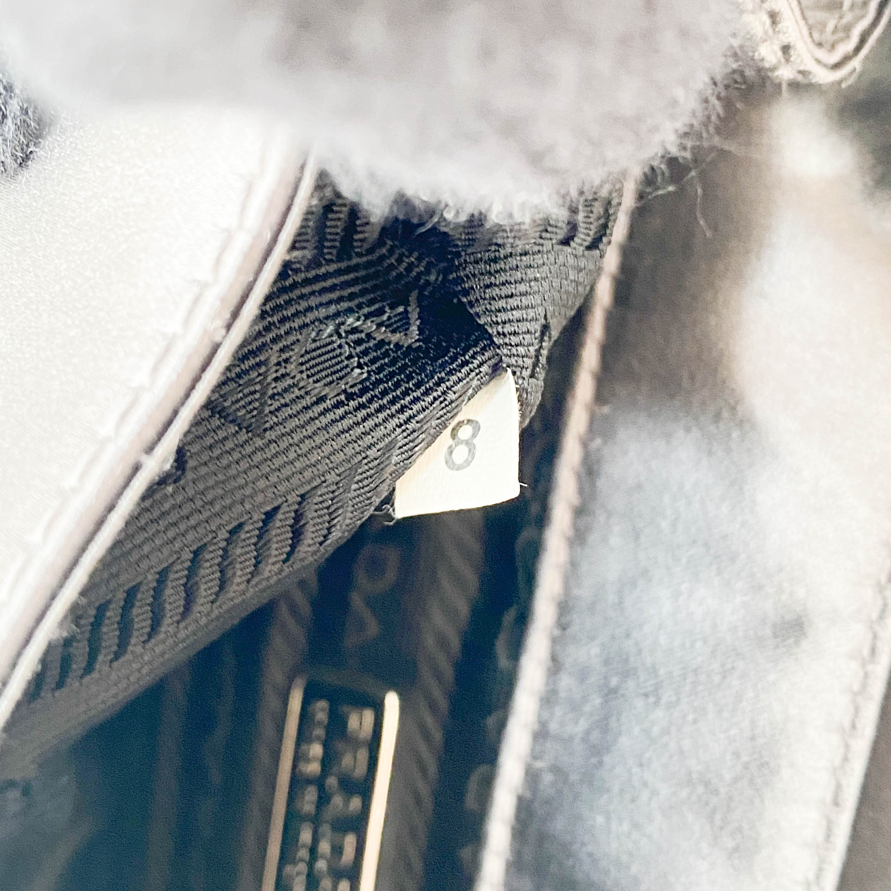 Satin Metallic Grey Clutch Bag