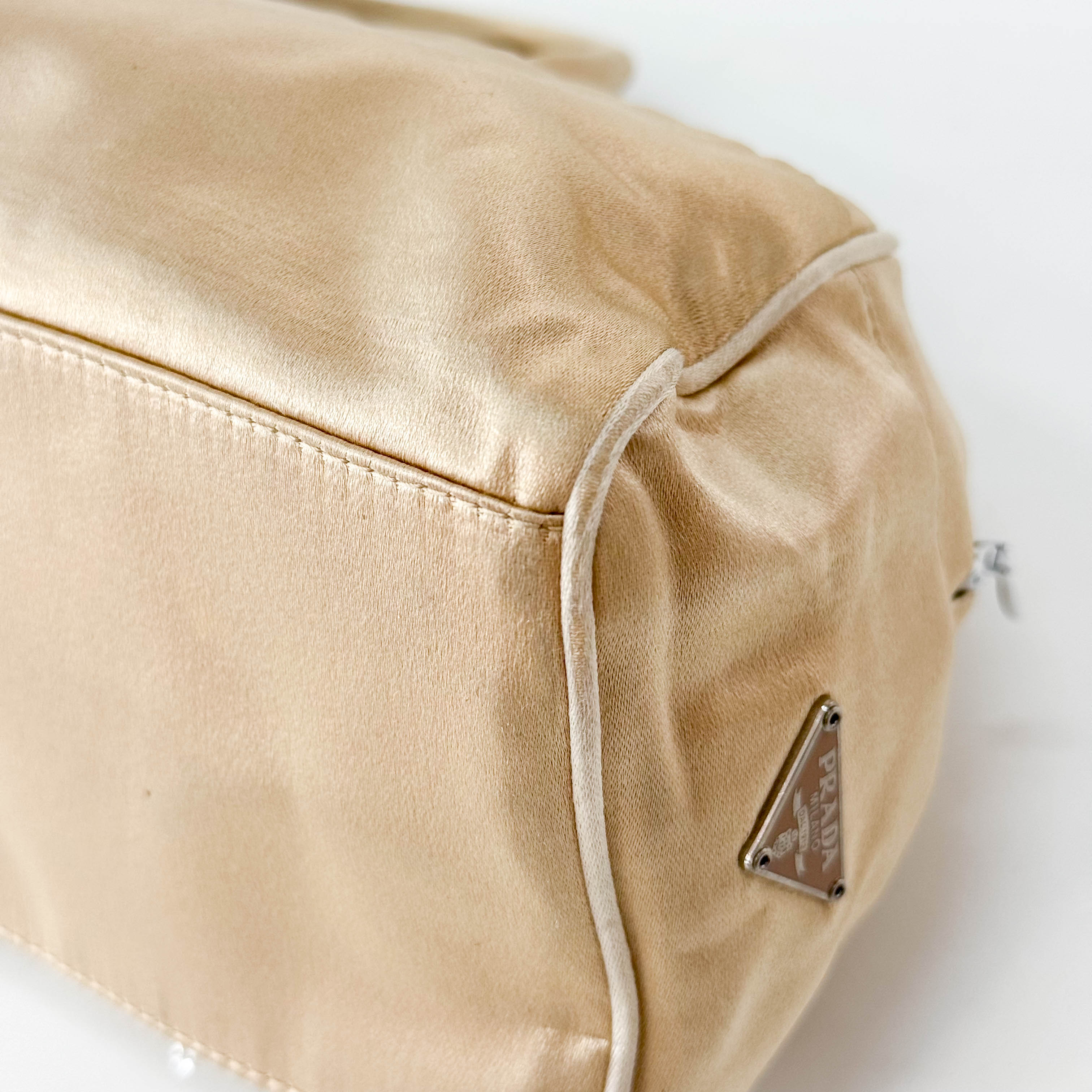 Archive Gold Satin Hand Bag