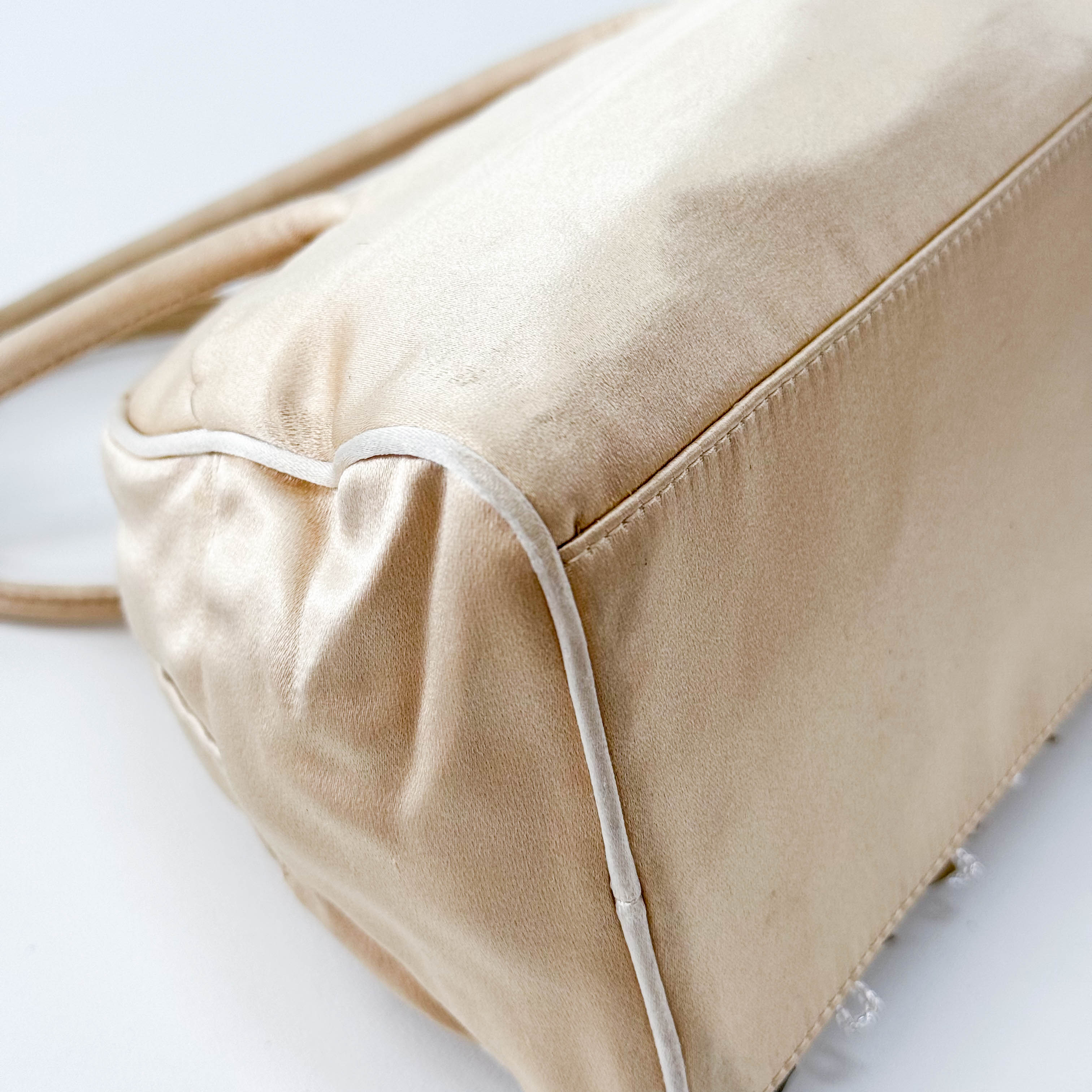 Archive Gold Satin Hand Bag