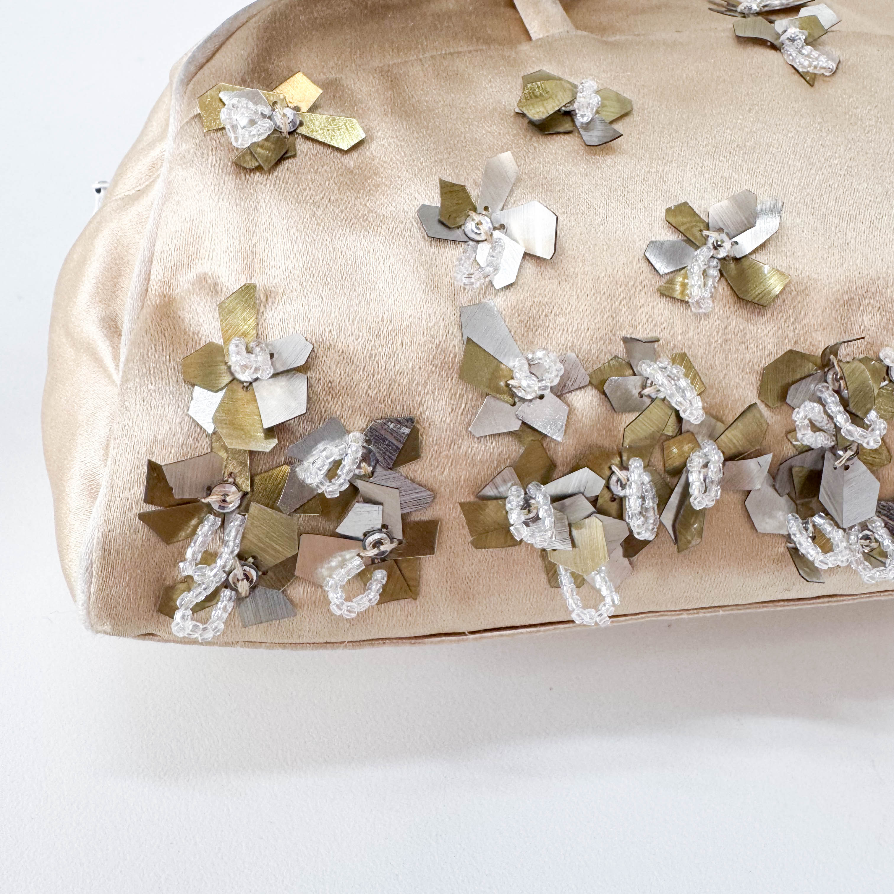 Archive Gold Satin Hand Bag