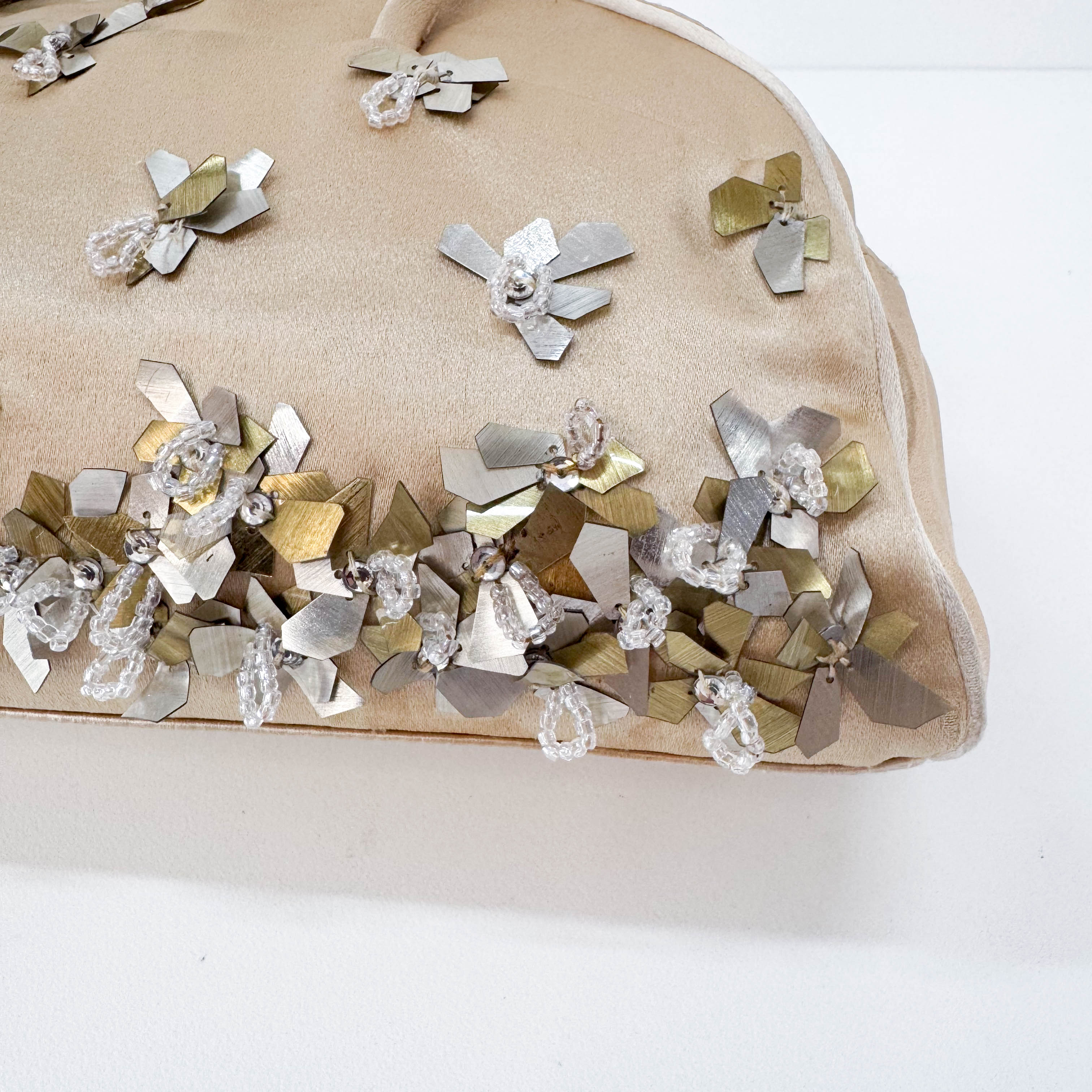 Archive Gold Satin Hand Bag