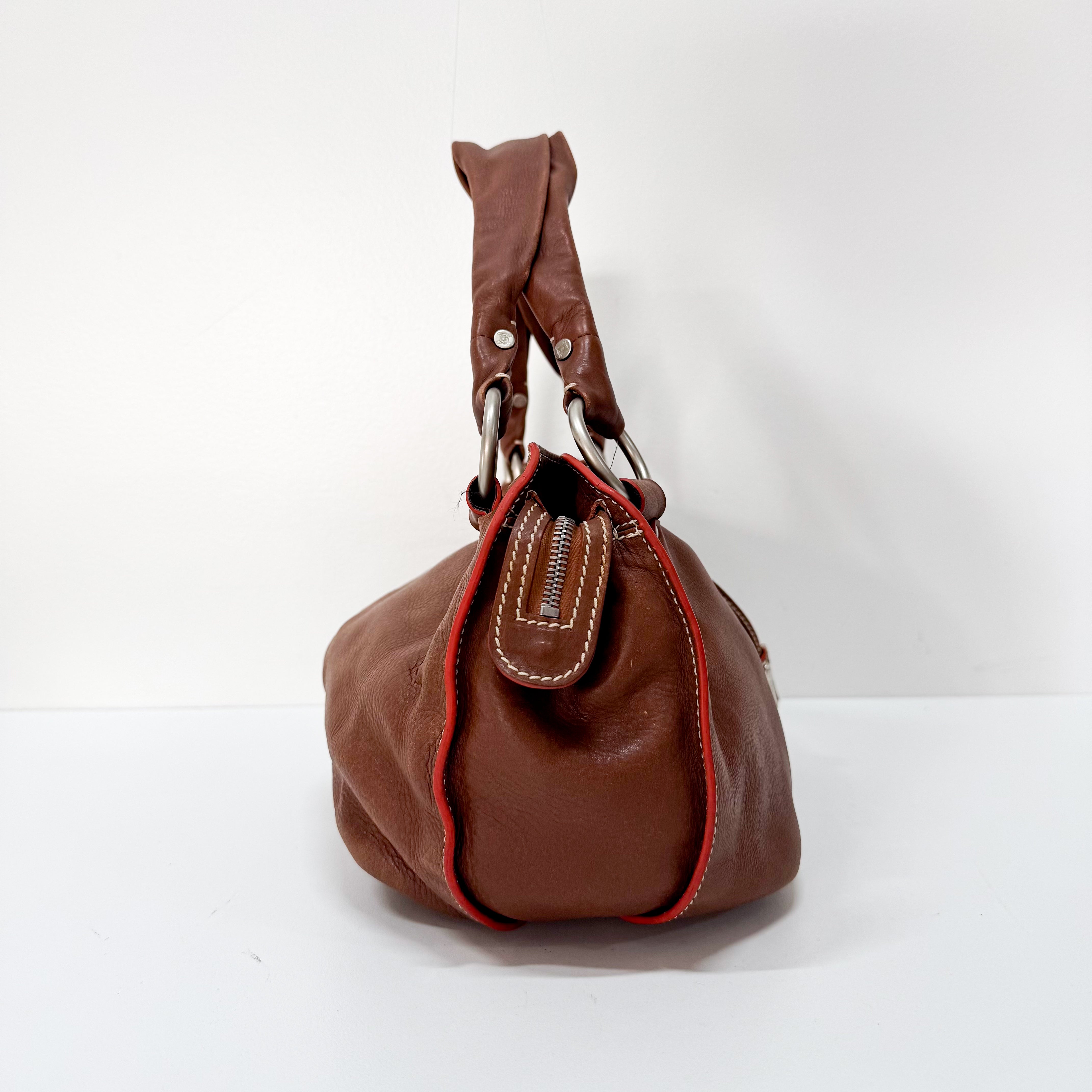 Brown Leather Shoulder Bag