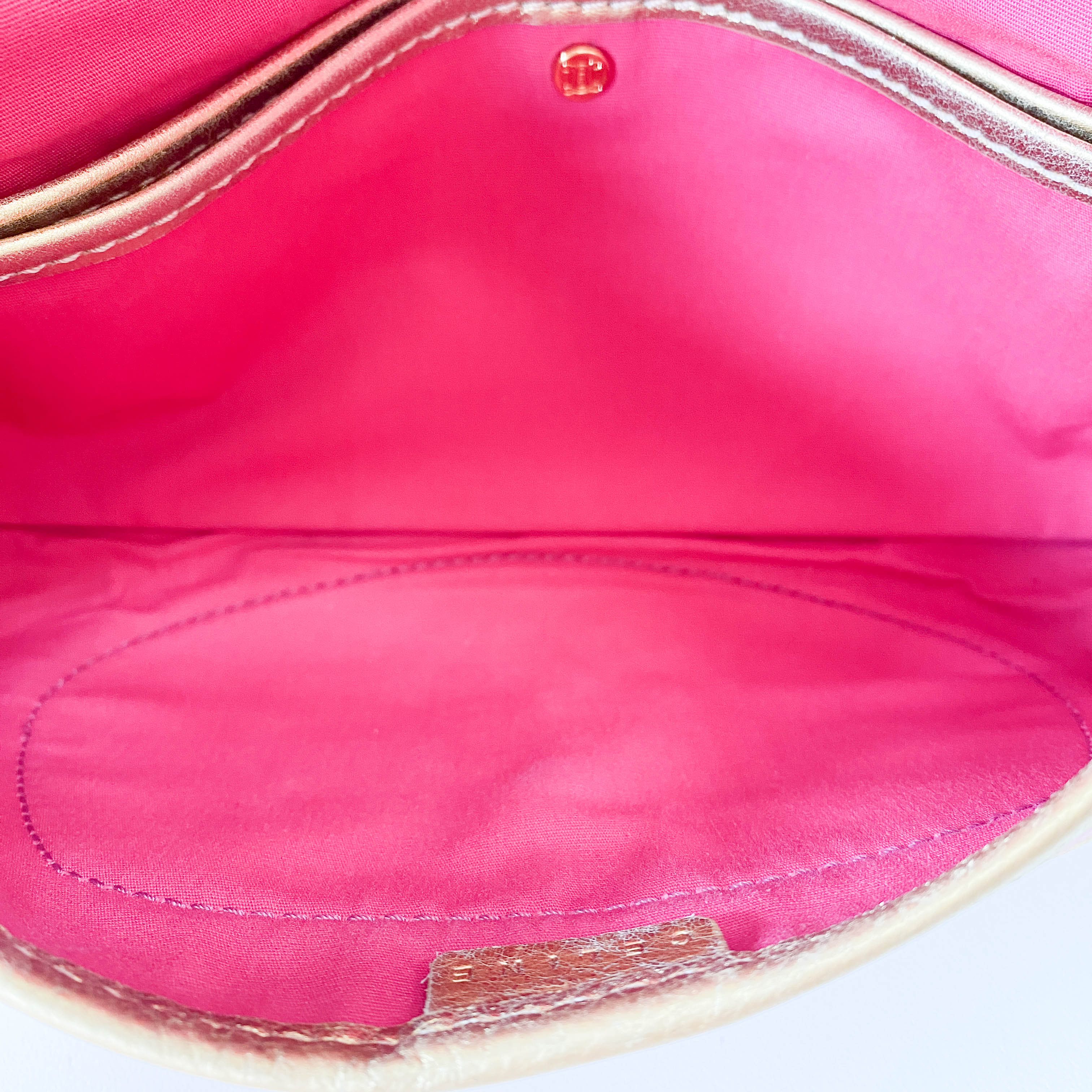 Paris Macadam Pink Canvas Shoulder Bag