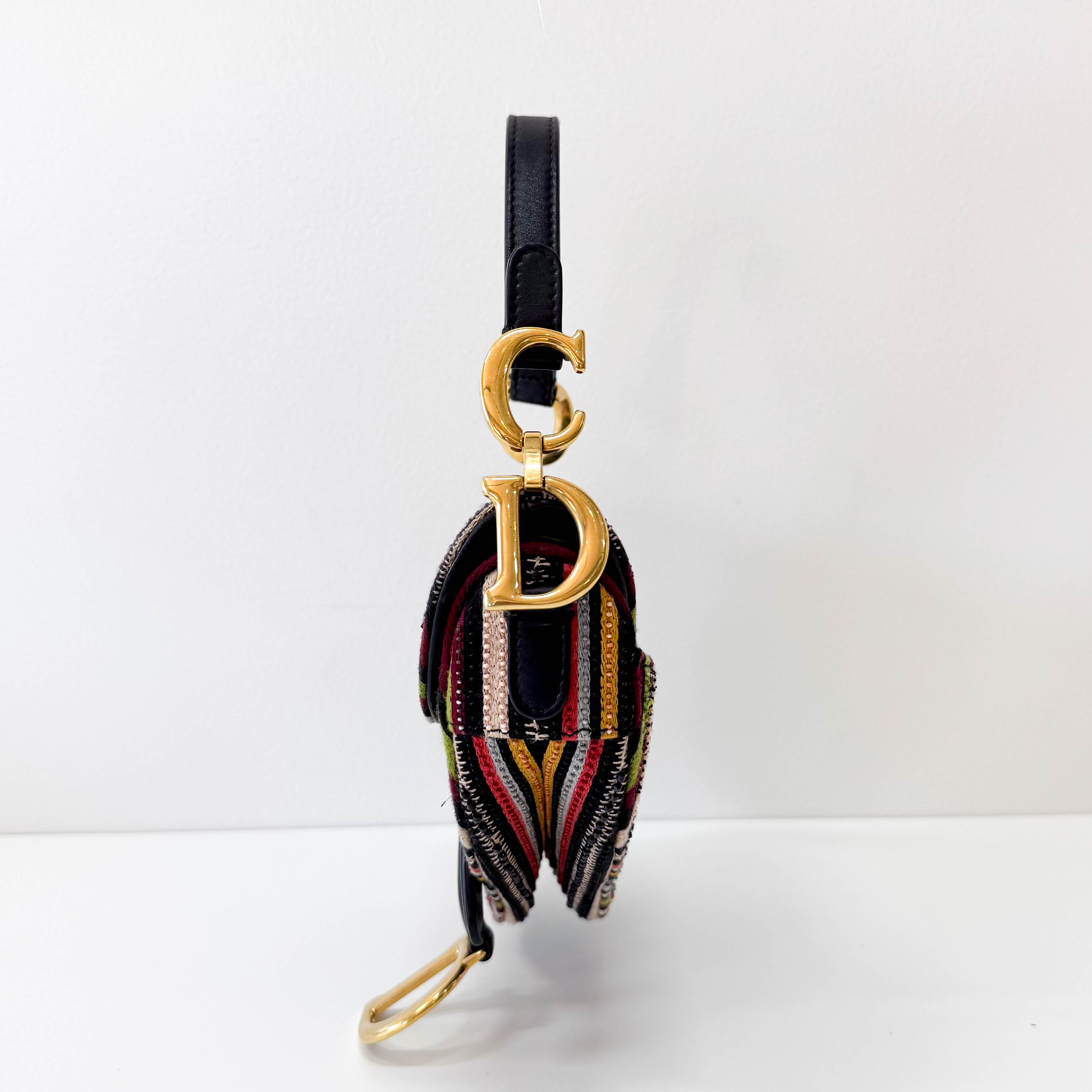 Multi-colour Beaded Mini Saddle