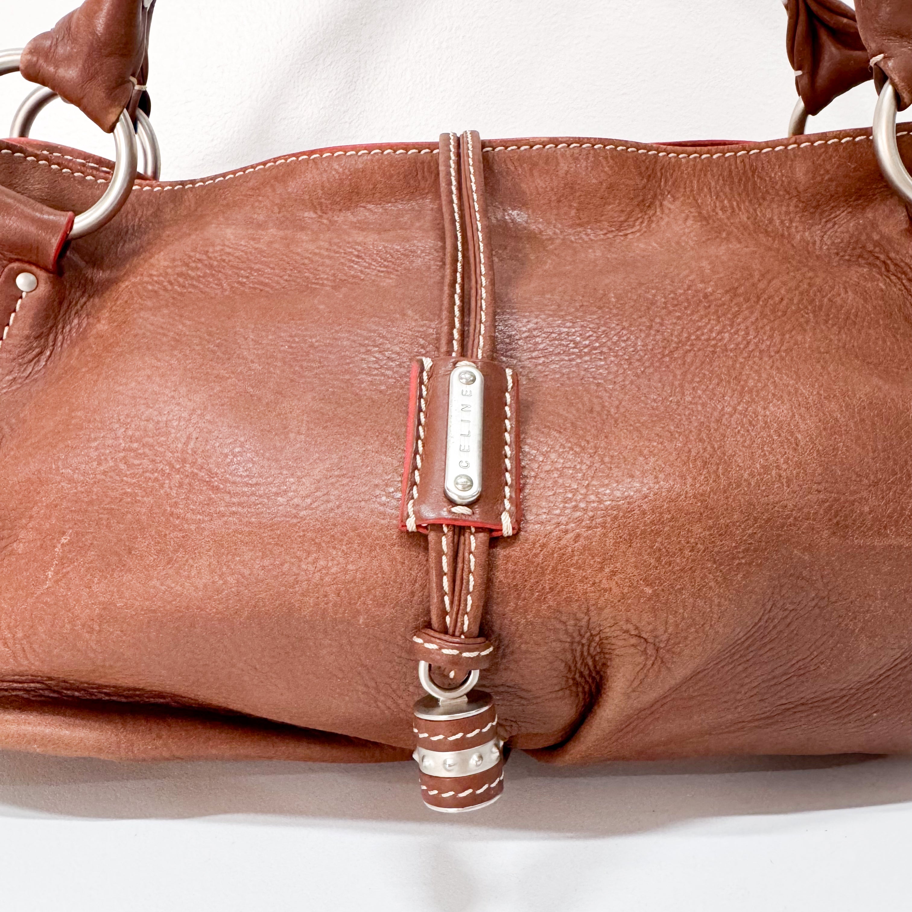 Brown Leather Shoulder Bag