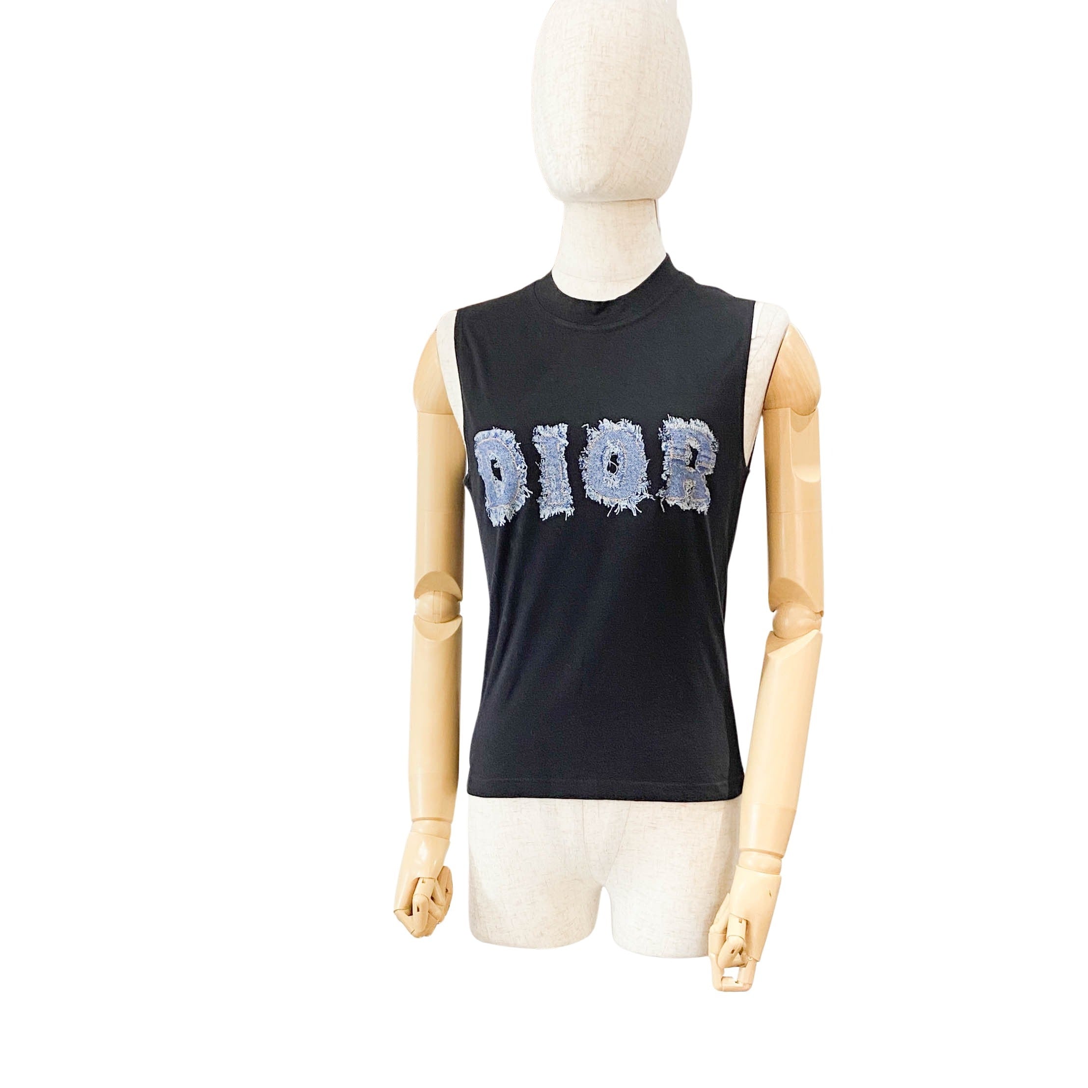 Vintage Black Tank Top Size 8