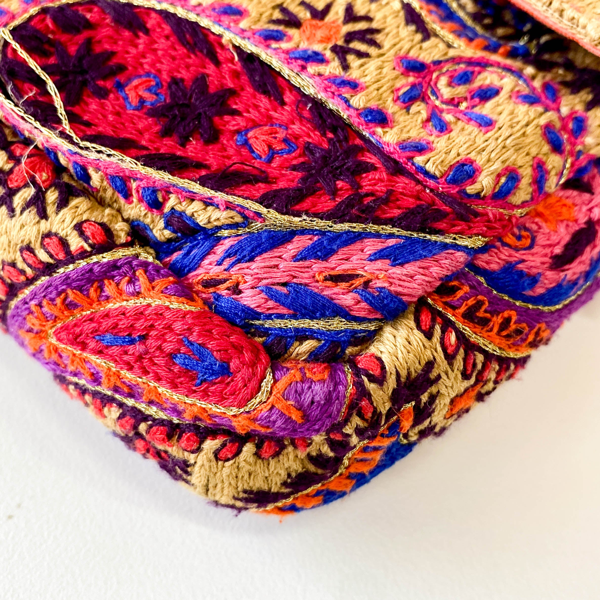 Limited Edition Baguette Multi-colour Embroidered Shoulder Bag