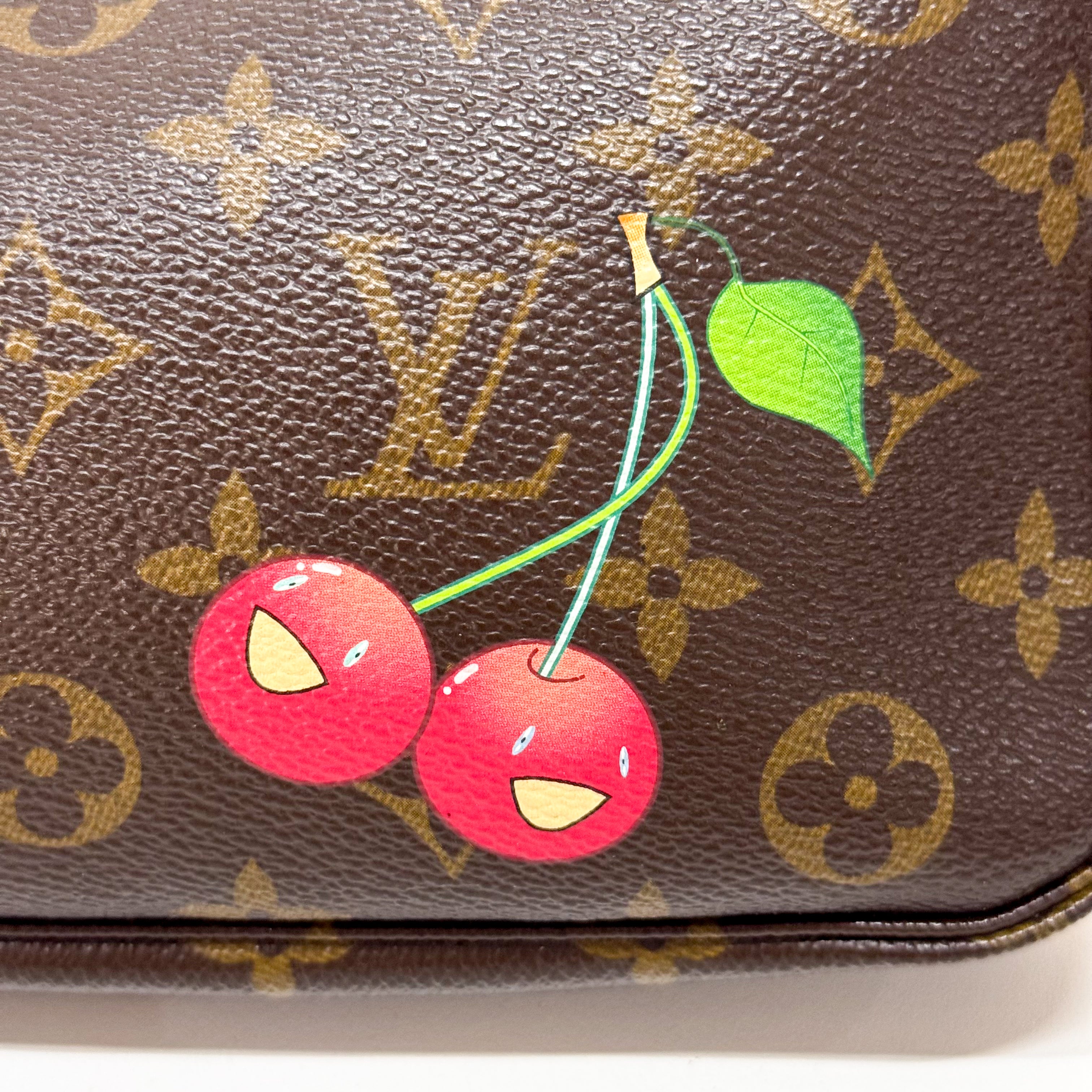 LV x TM Monogram Pochette Accessoire Cherry