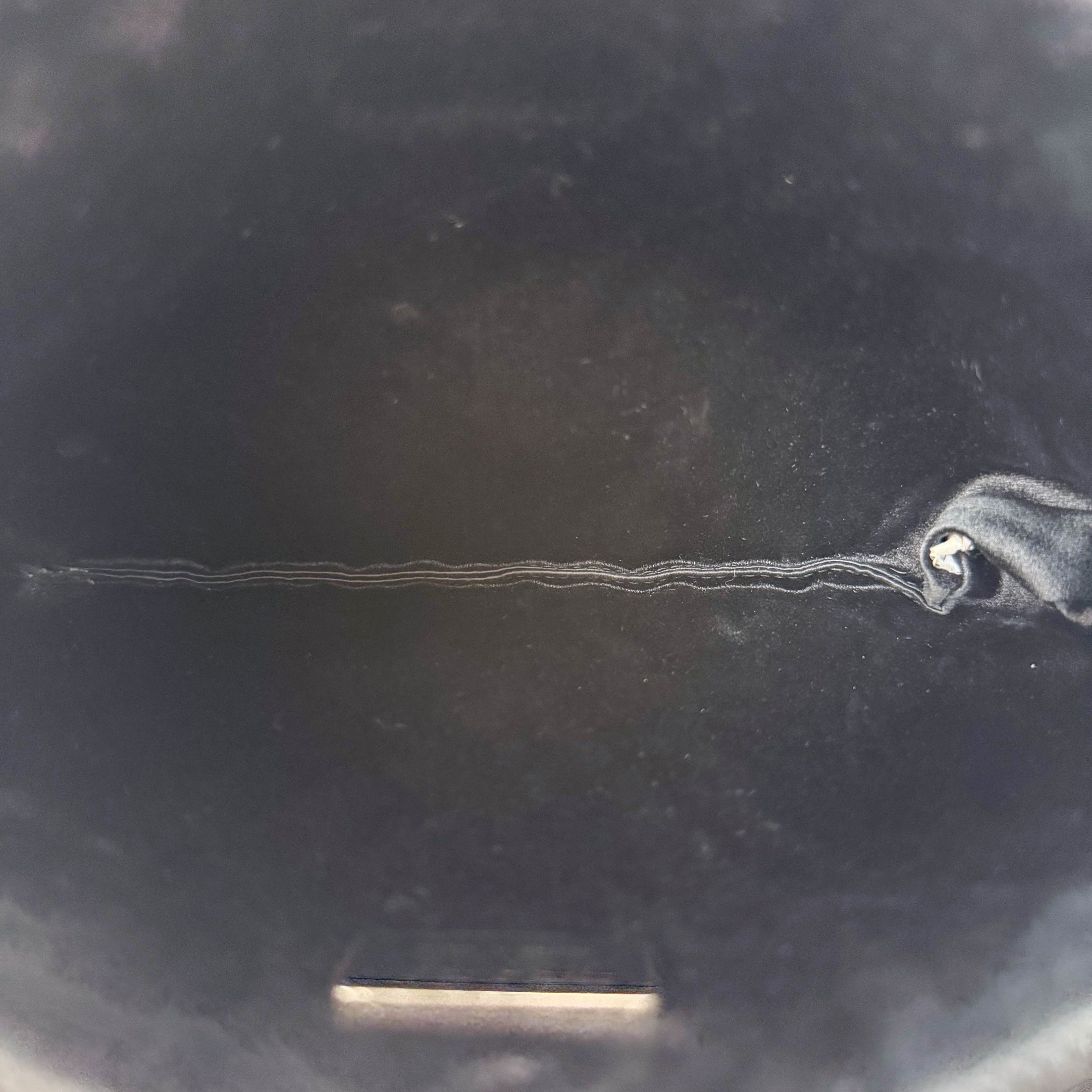 Black Silk Dots Chain Strap Purse