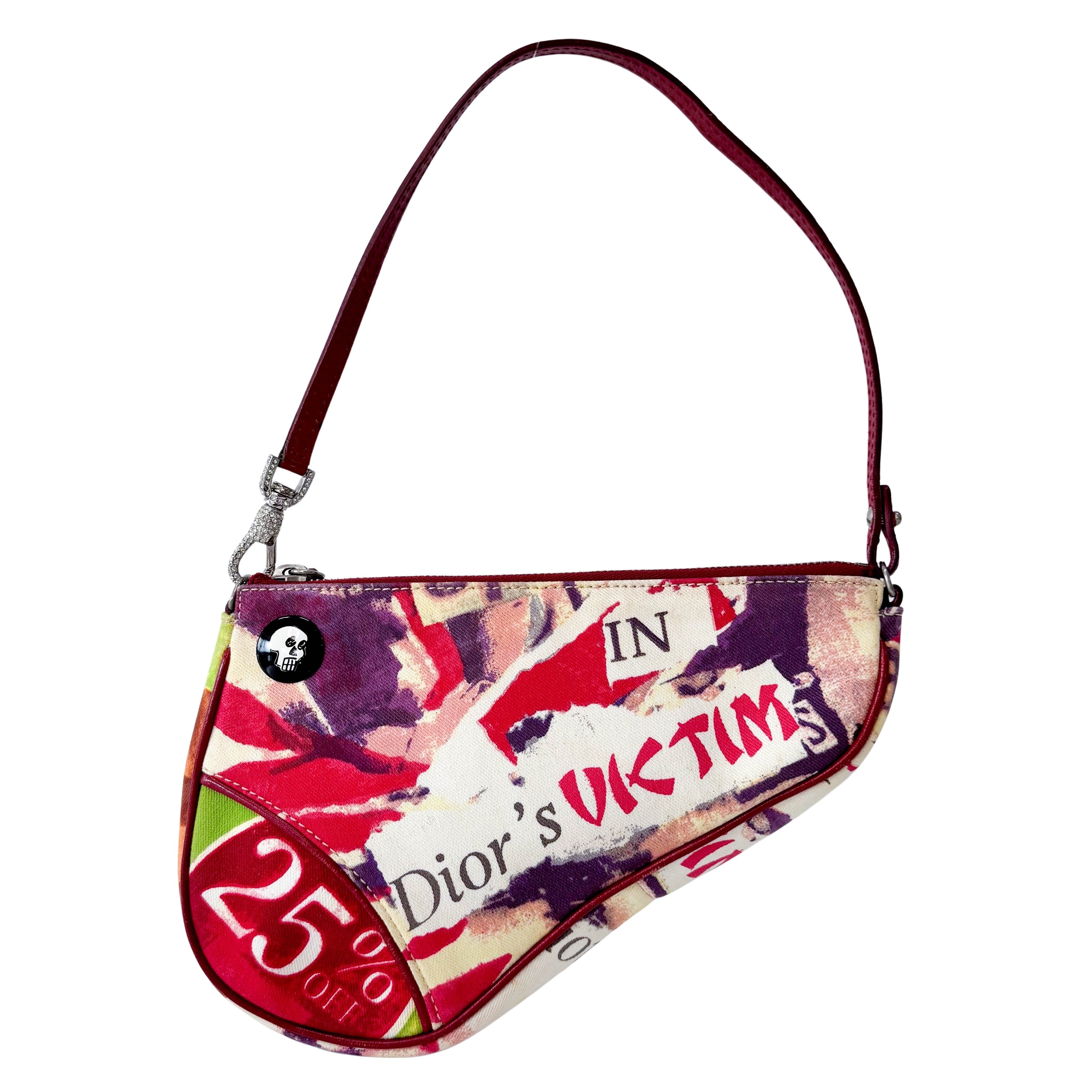 Mini Saddle Victim Crystal Bag