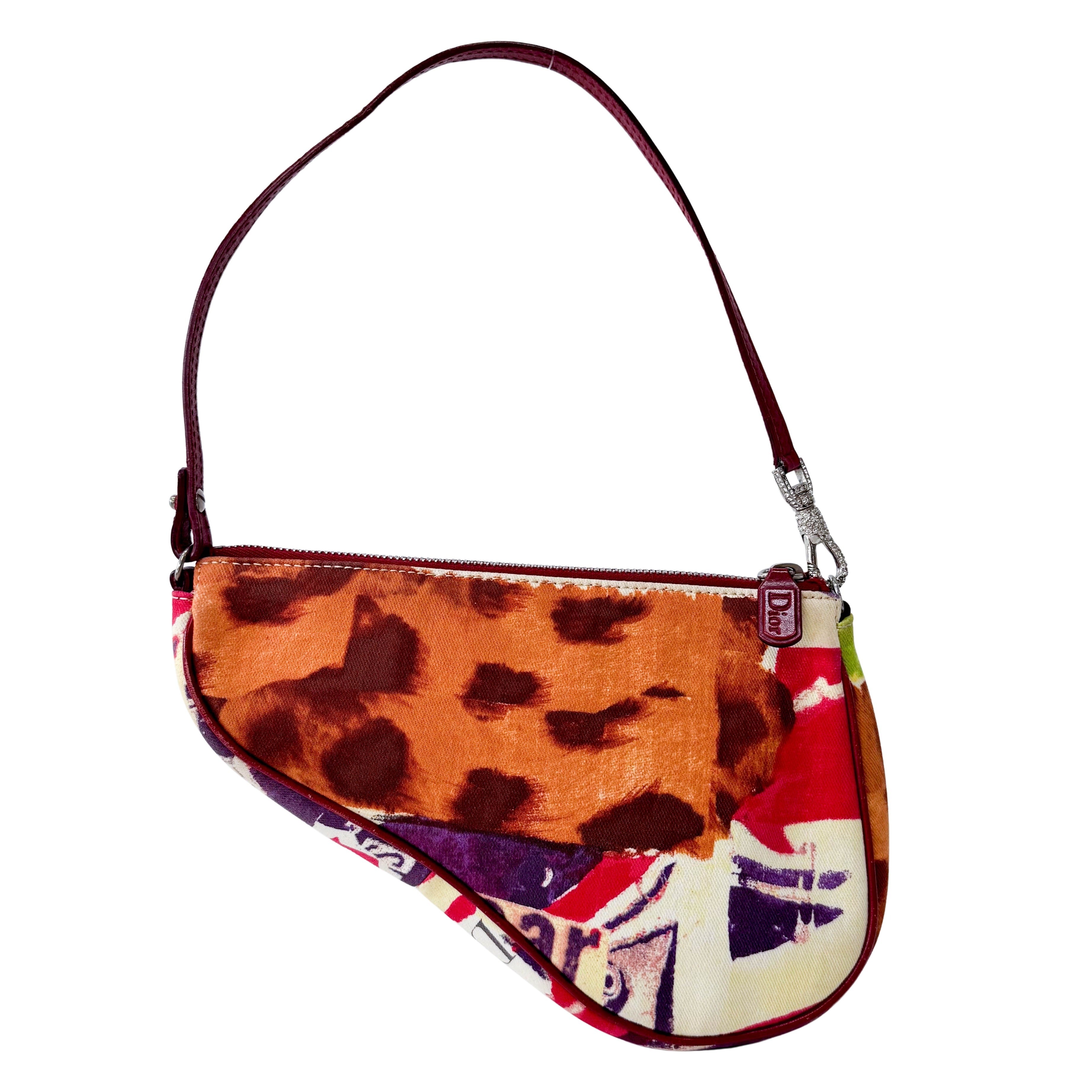 Mini Saddle Victim Crystal Bag