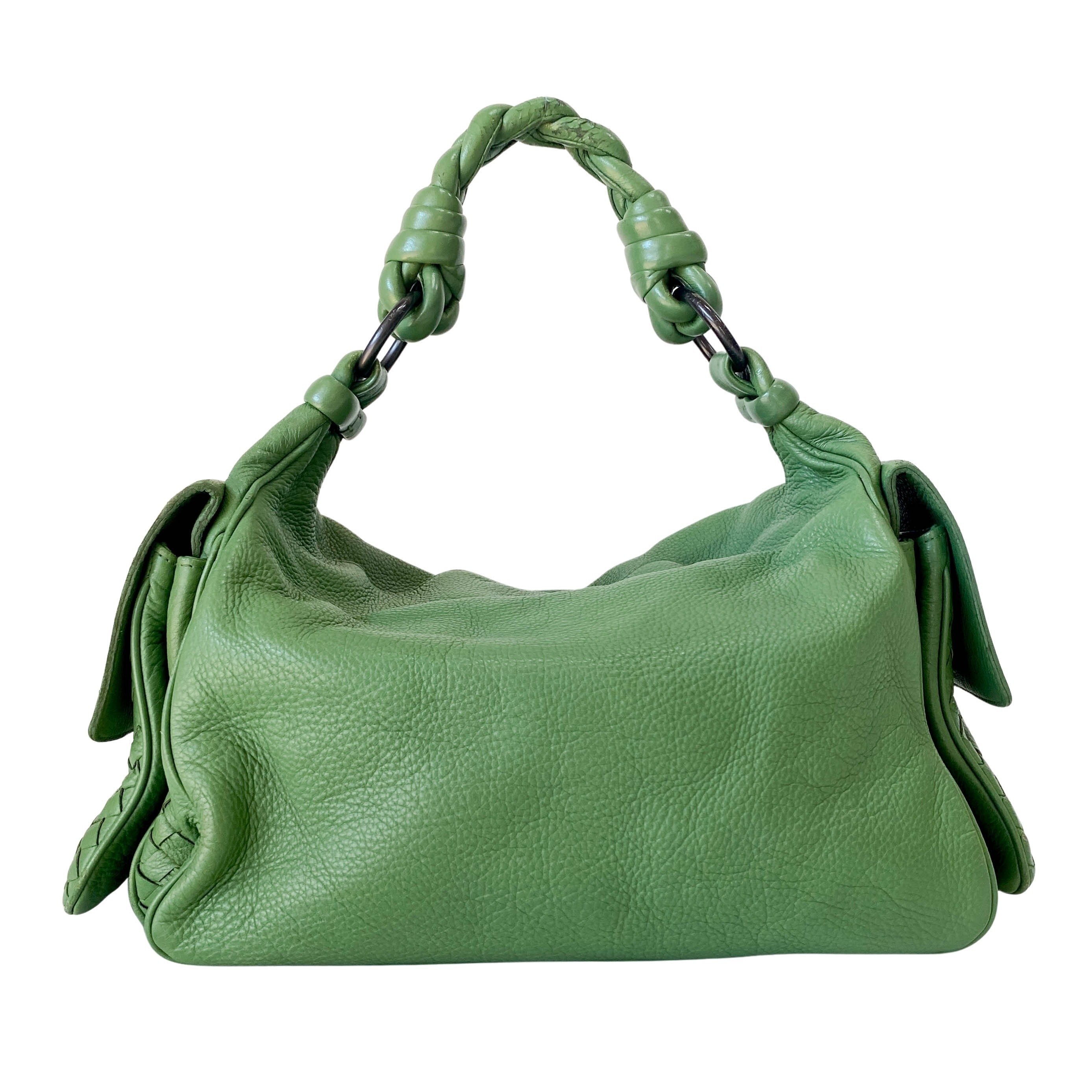 Green Leather Shoulder Bag