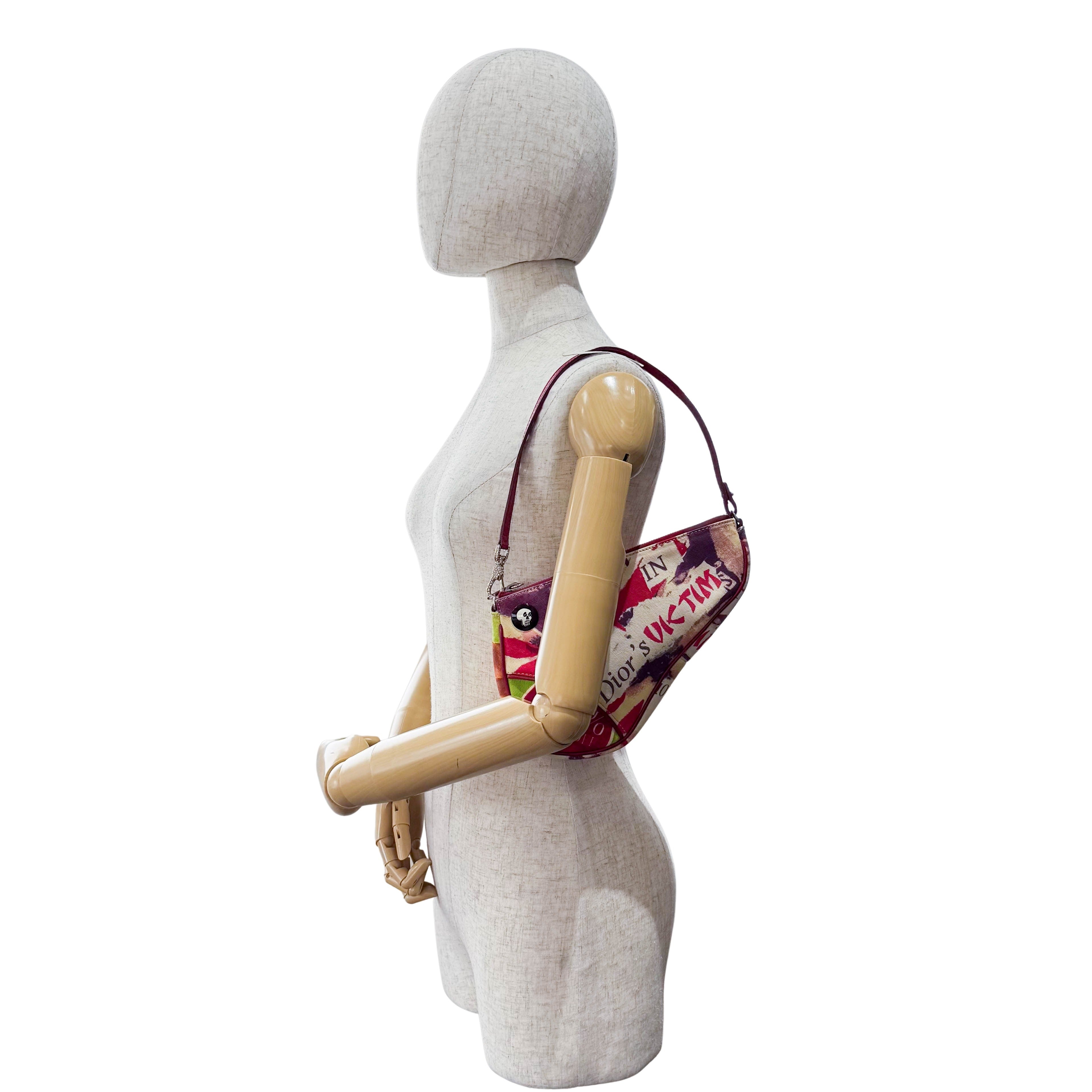 Mini Saddle Victim Crystal Bag