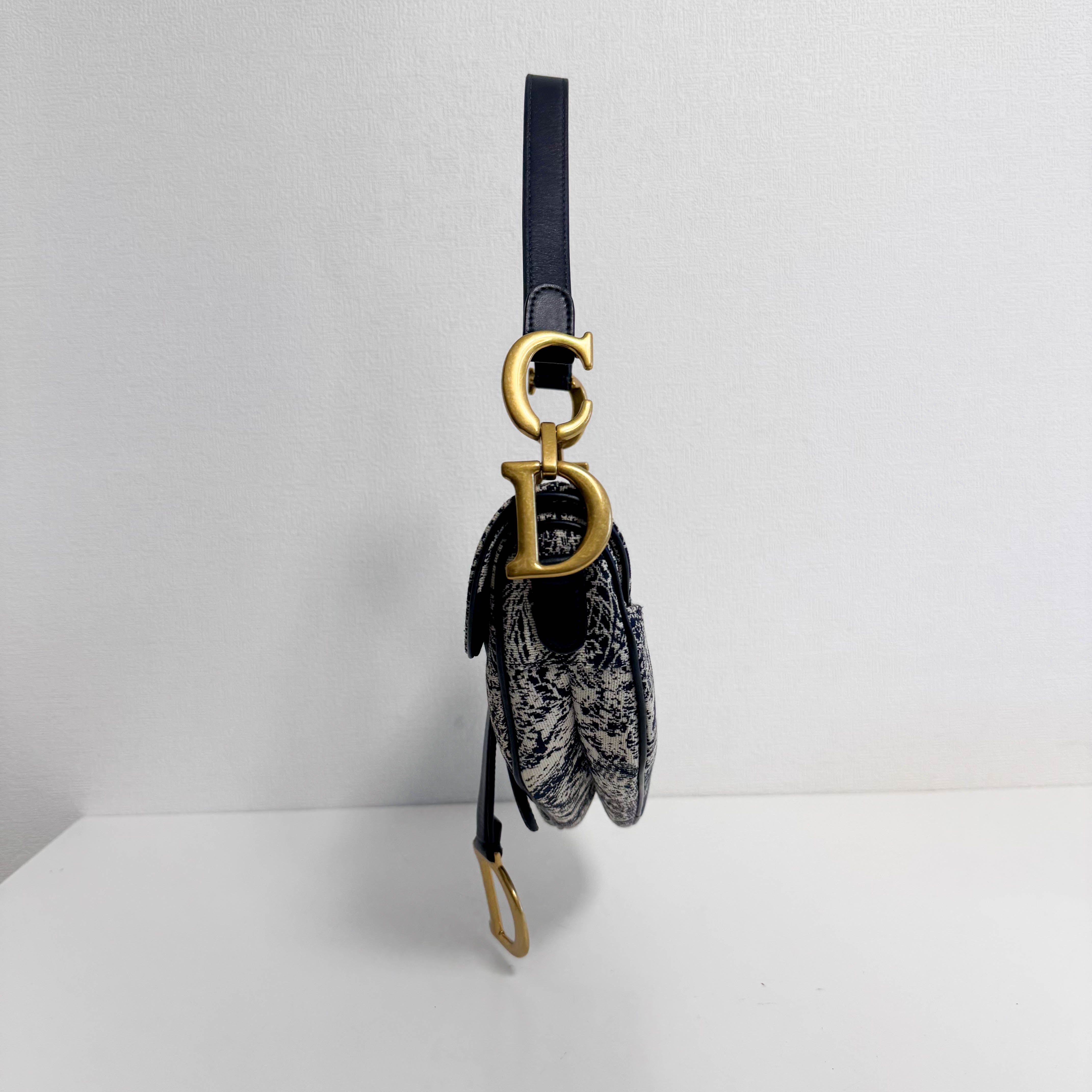 Saddle Bag Toile DE Jouy Reverse Jacquard