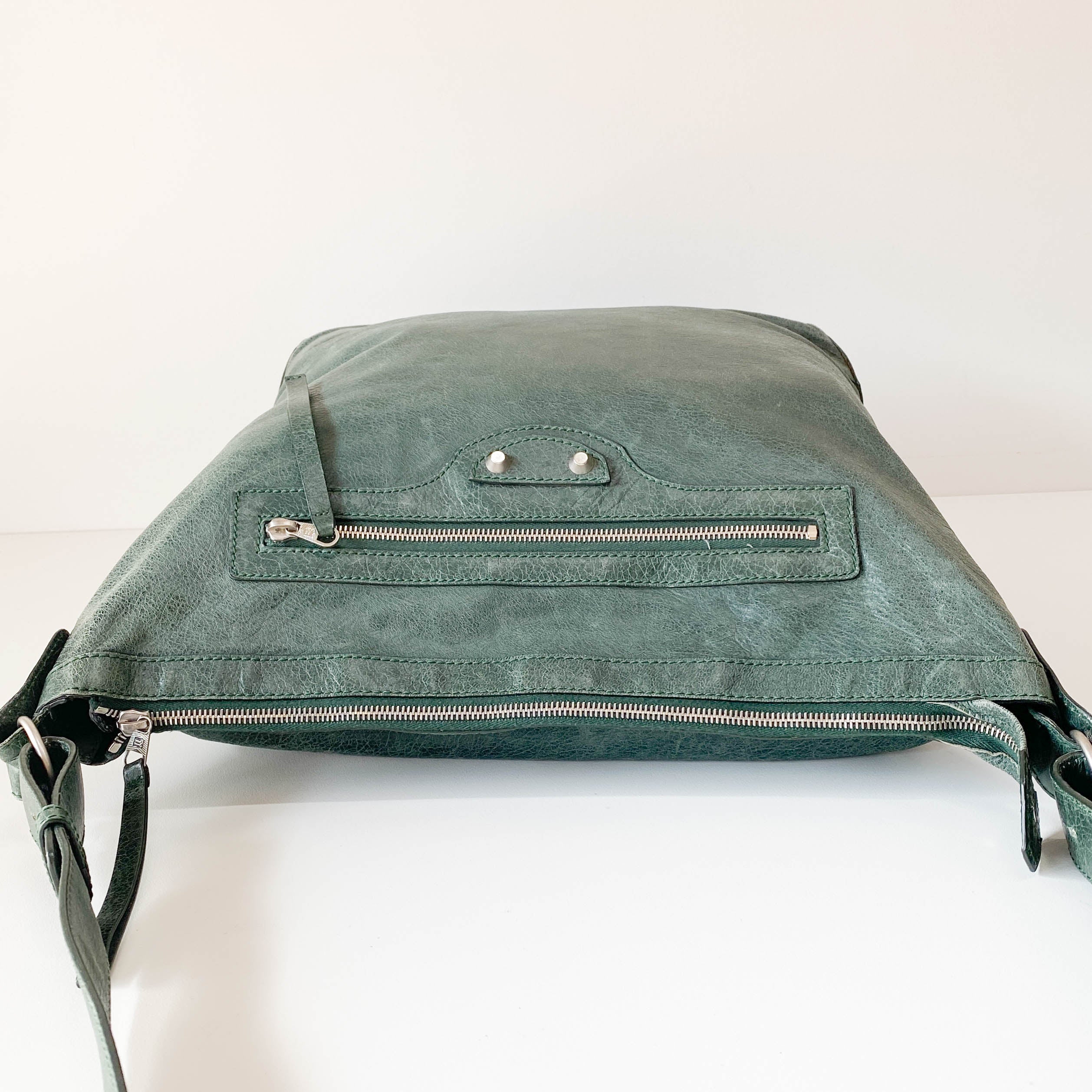 The Day Green Leather Hobo Bag