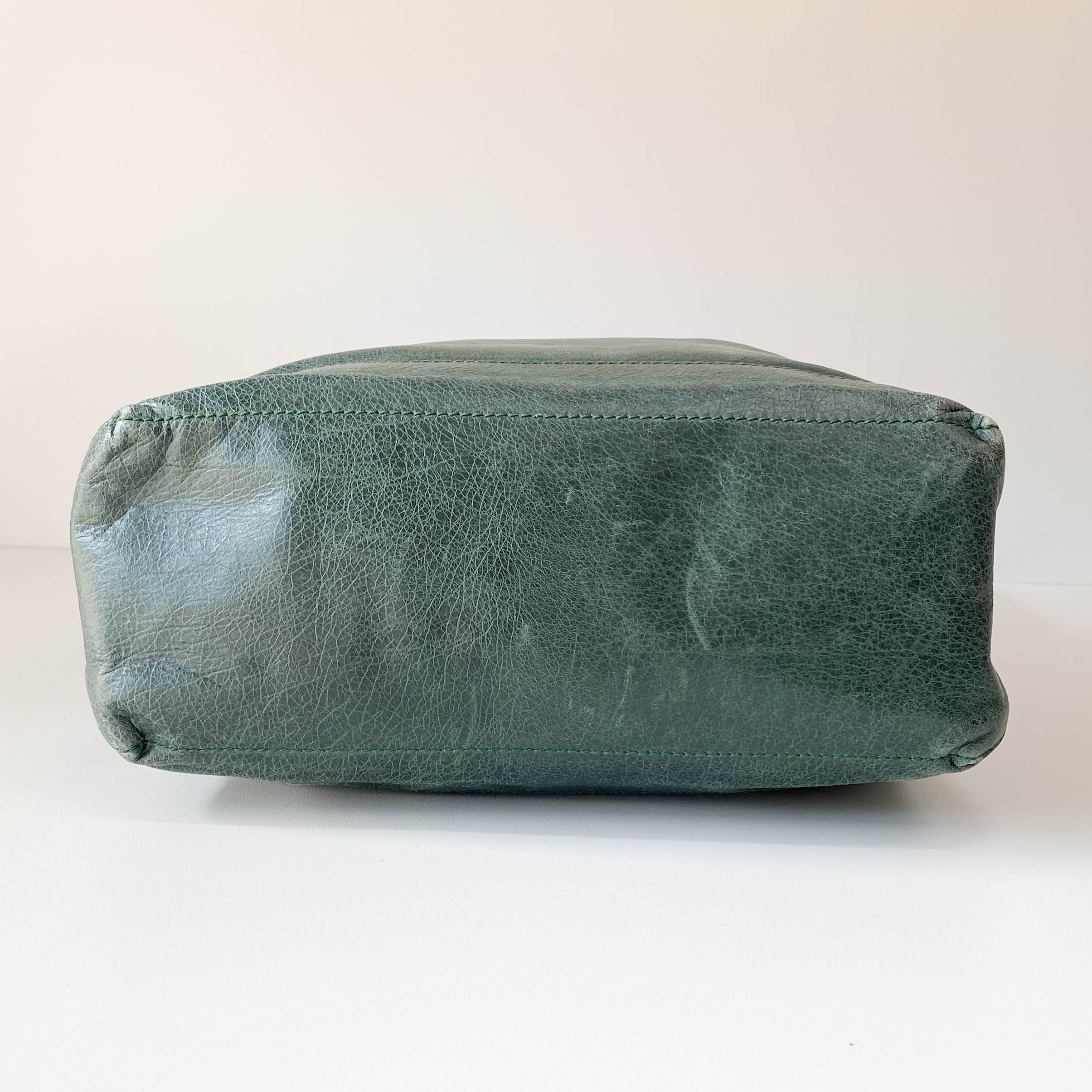 The Day Green Leather Hobo Bag