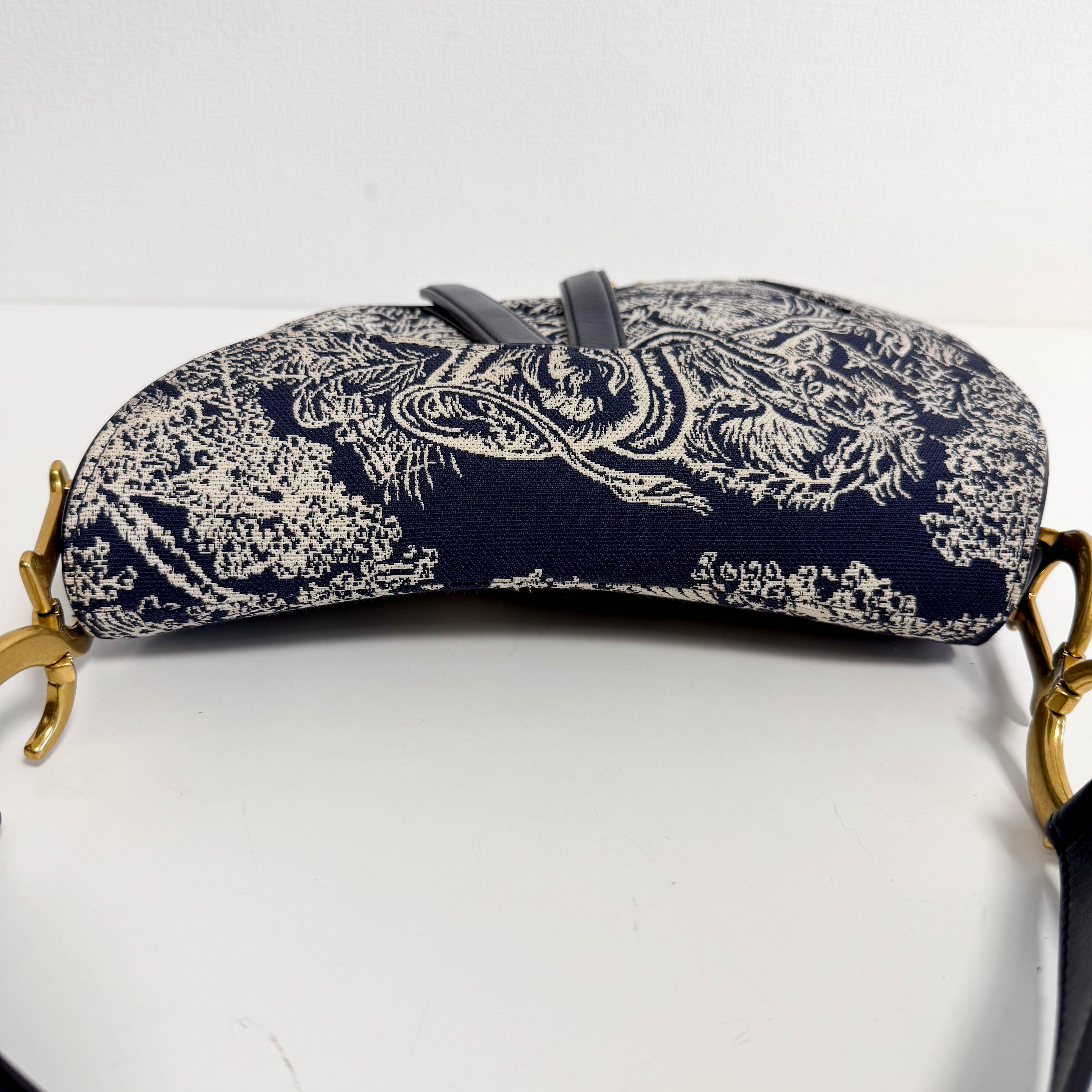 Saddle Bag Toile DE Jouy Reverse Jacquard