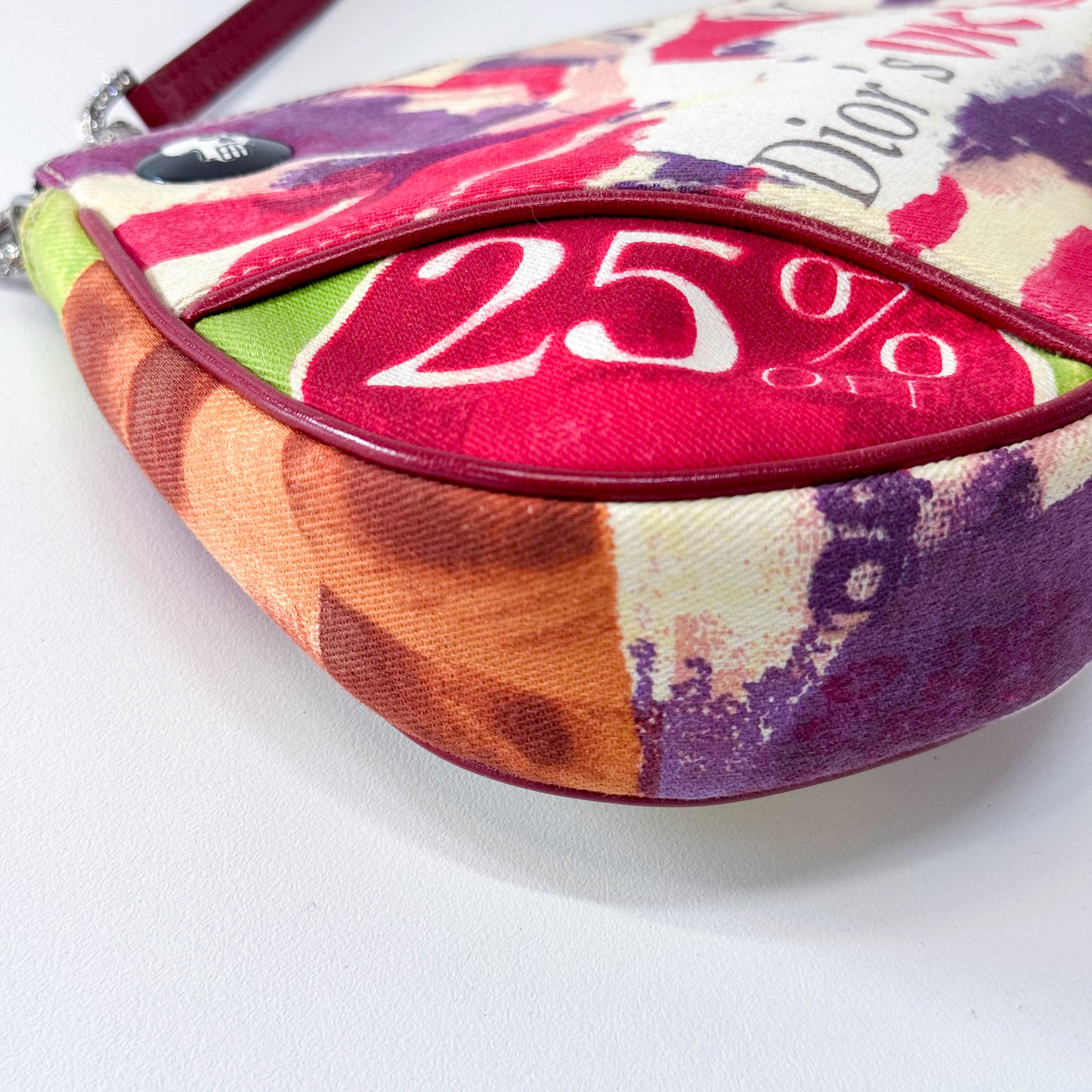 Mini Saddle Victim Crystal Bag