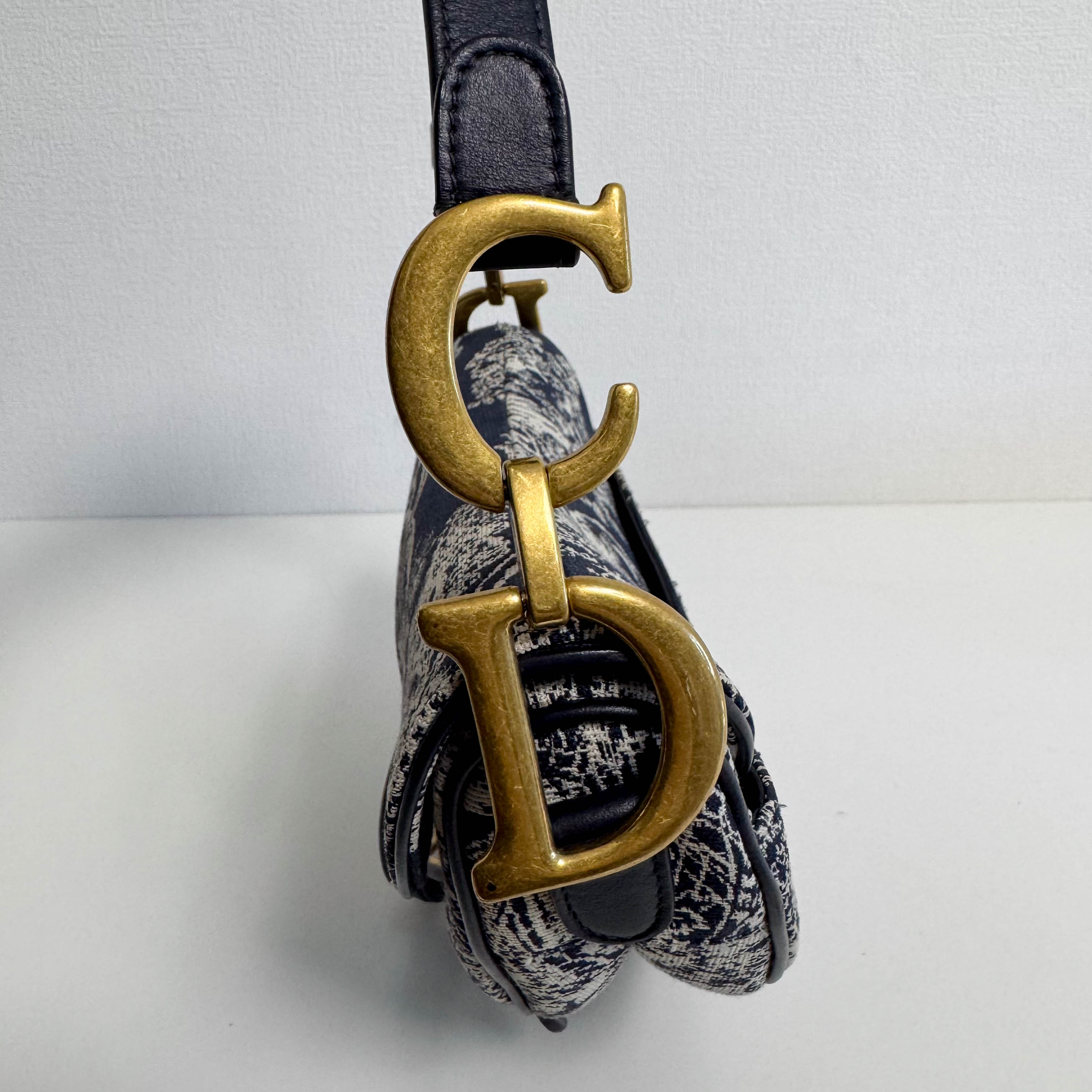 Saddle Bag Toile DE Jouy Reverse Jacquard