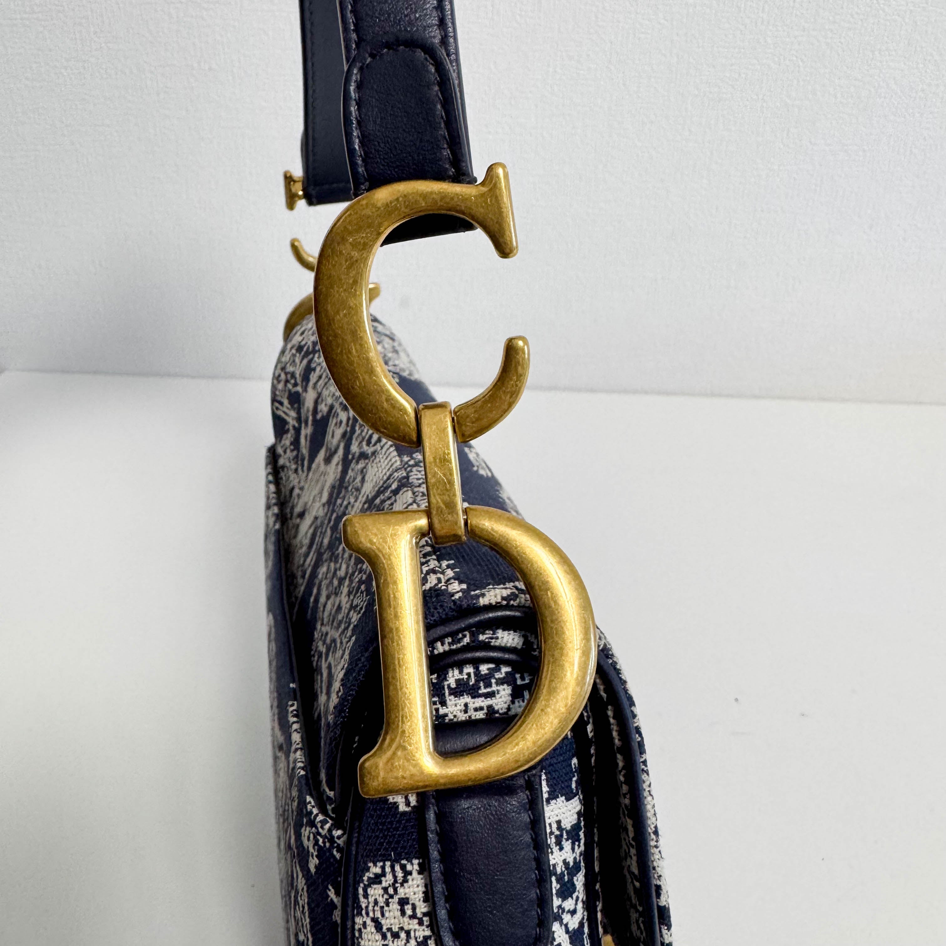 Saddle Bag Toile DE Jouy Reverse Jacquard