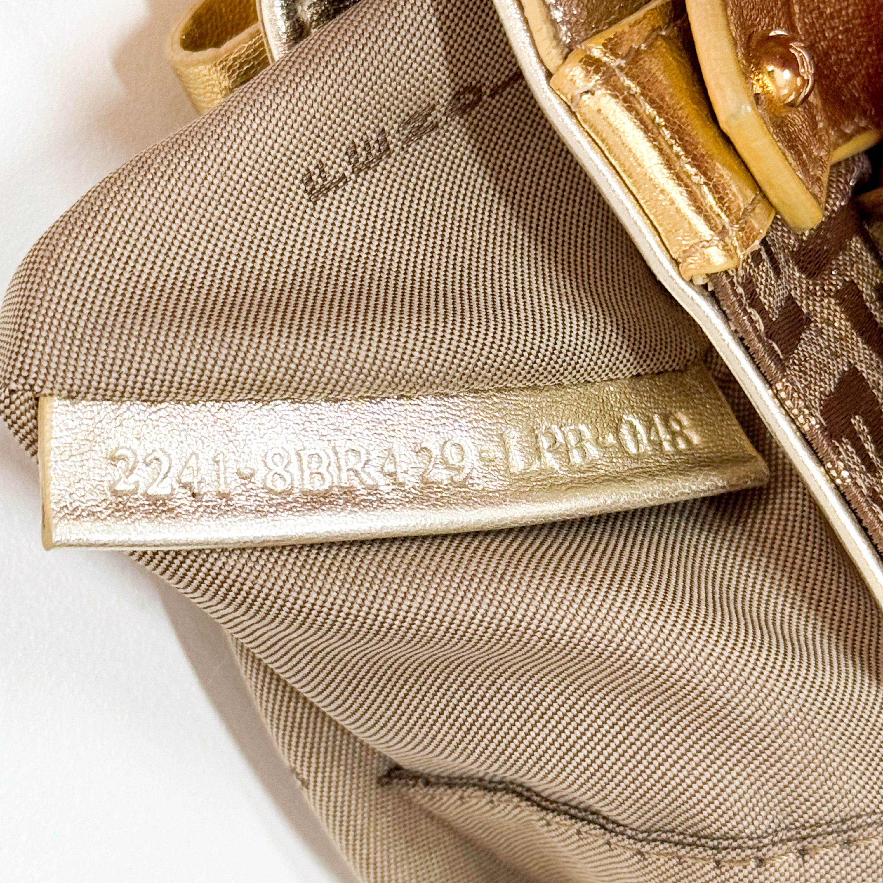 Zucchino Gold Canvas Bag