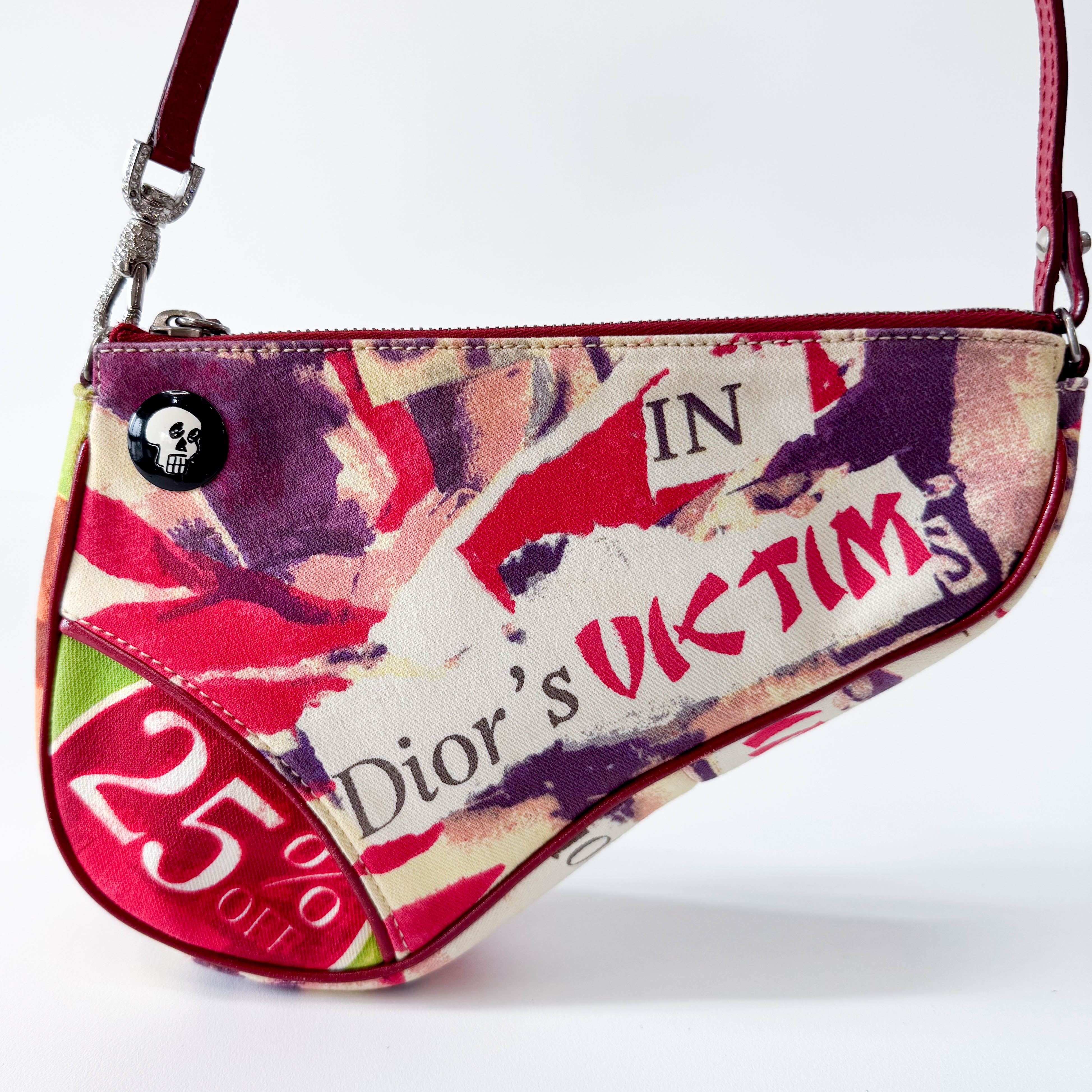 Mini Saddle Victim Crystal Bag