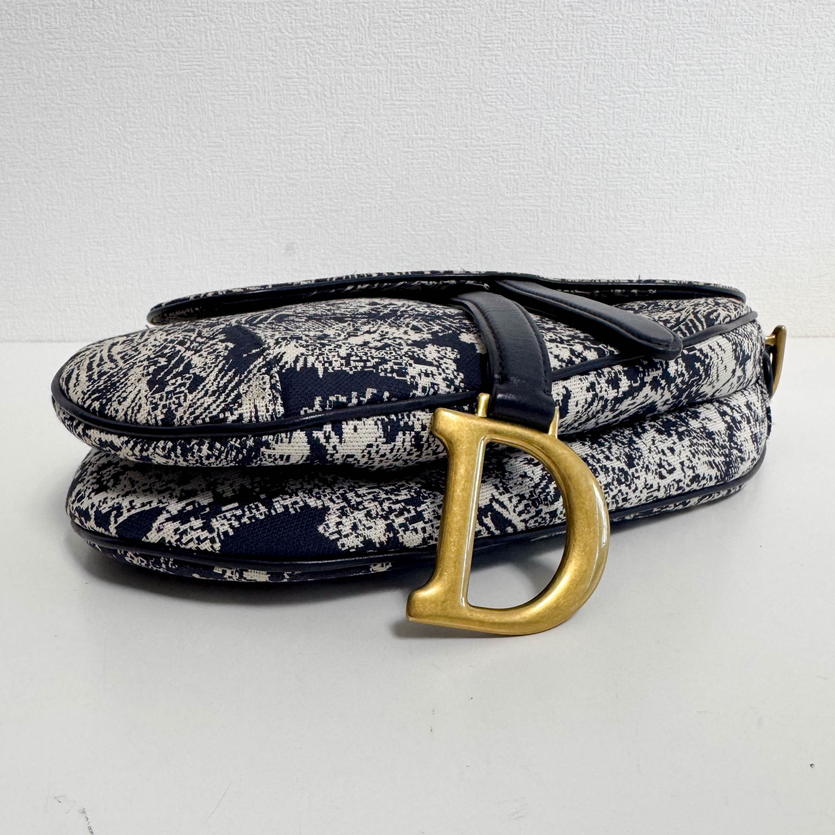 Saddle Bag Toile DE Jouy Reverse Jacquard