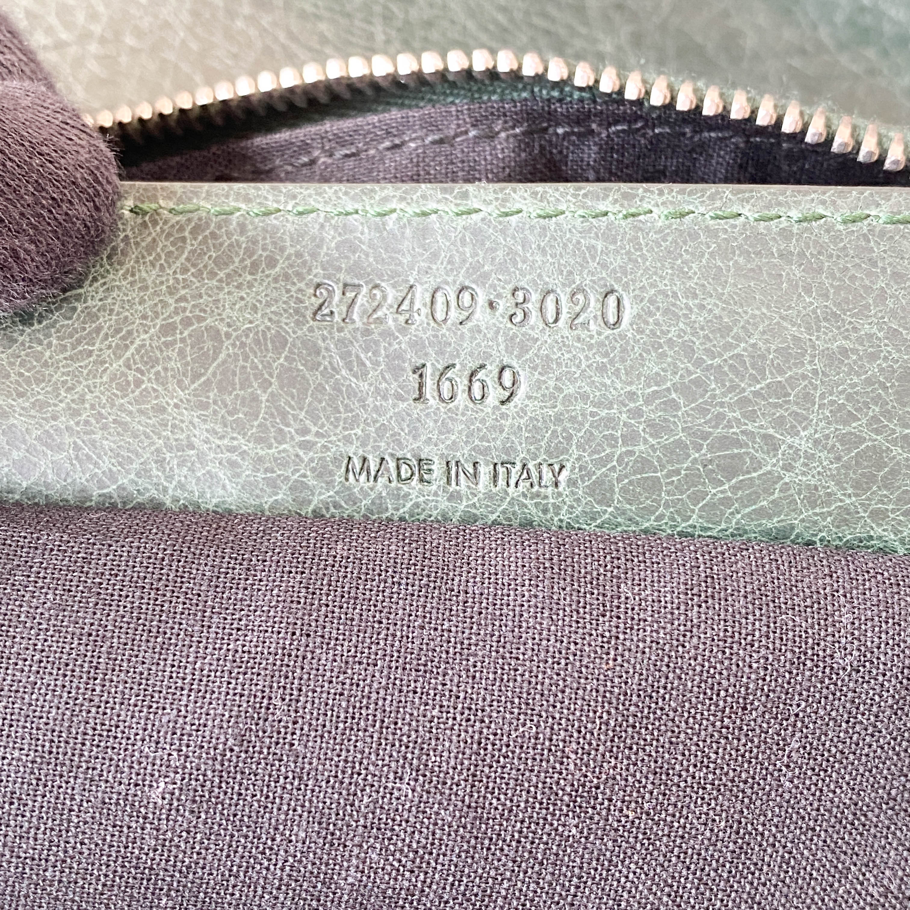 The Day Green Leather Hobo Bag